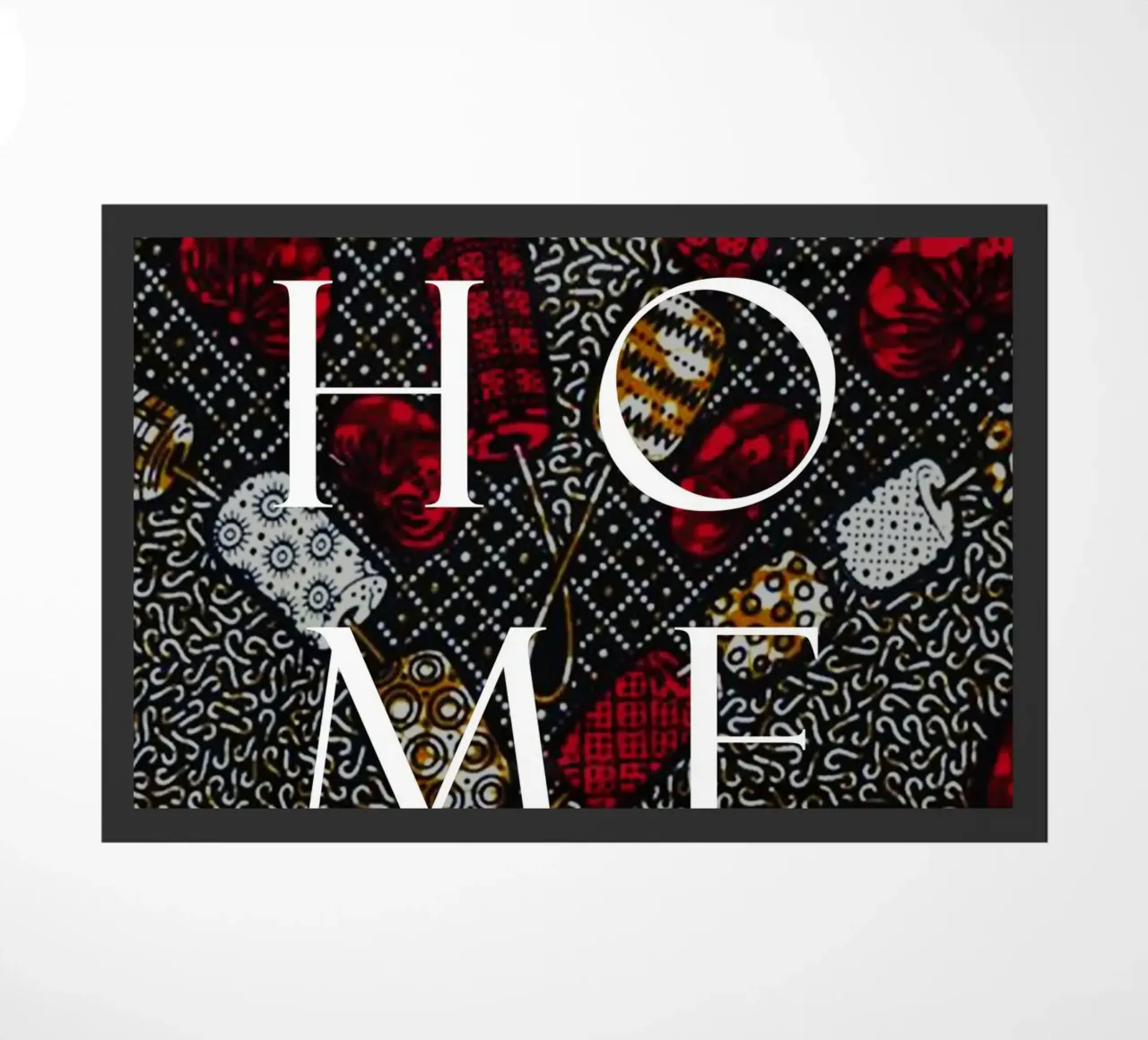 HOME doormat by Mathudace Créas