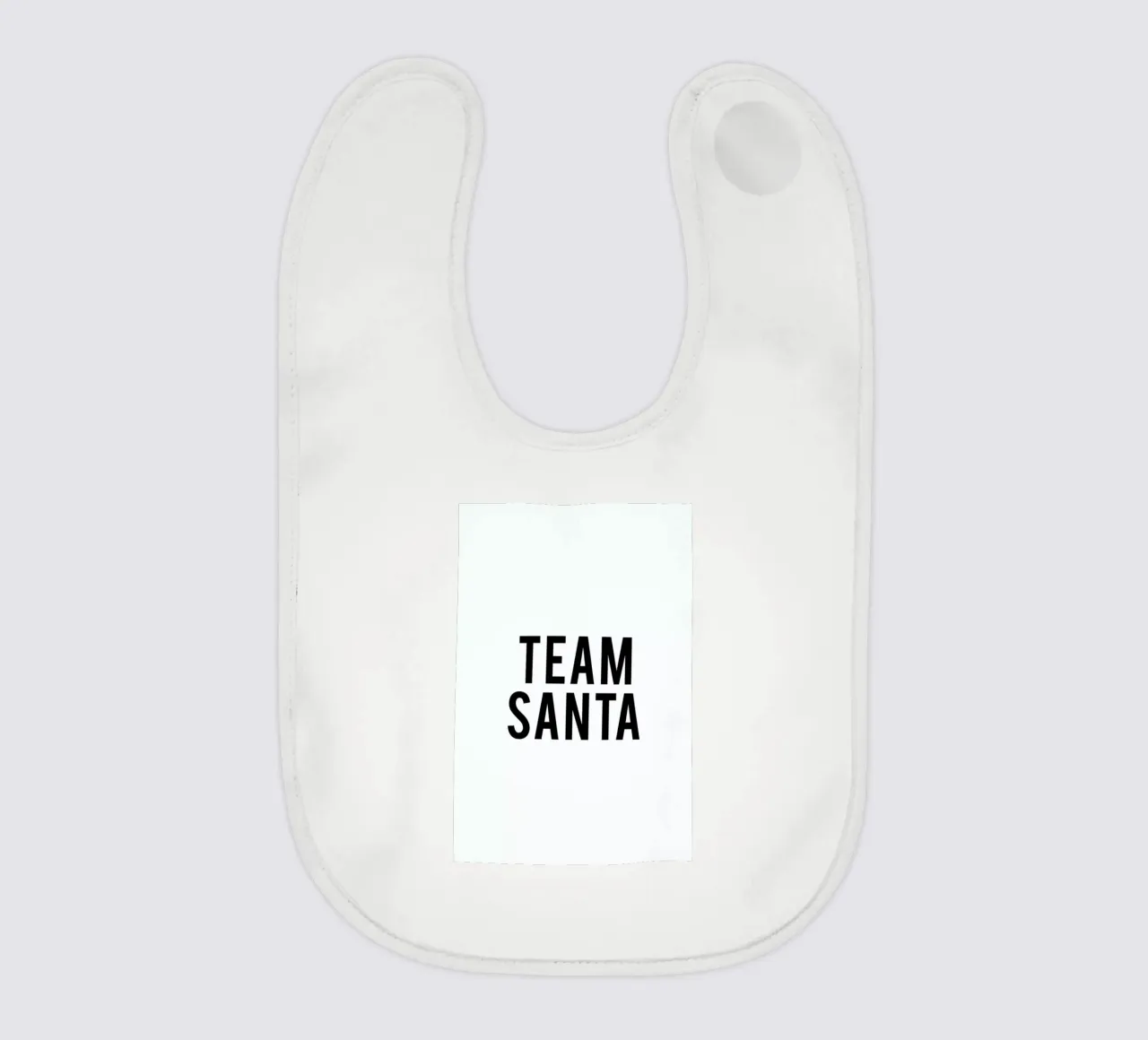 Team Santa baby bib by Studio One