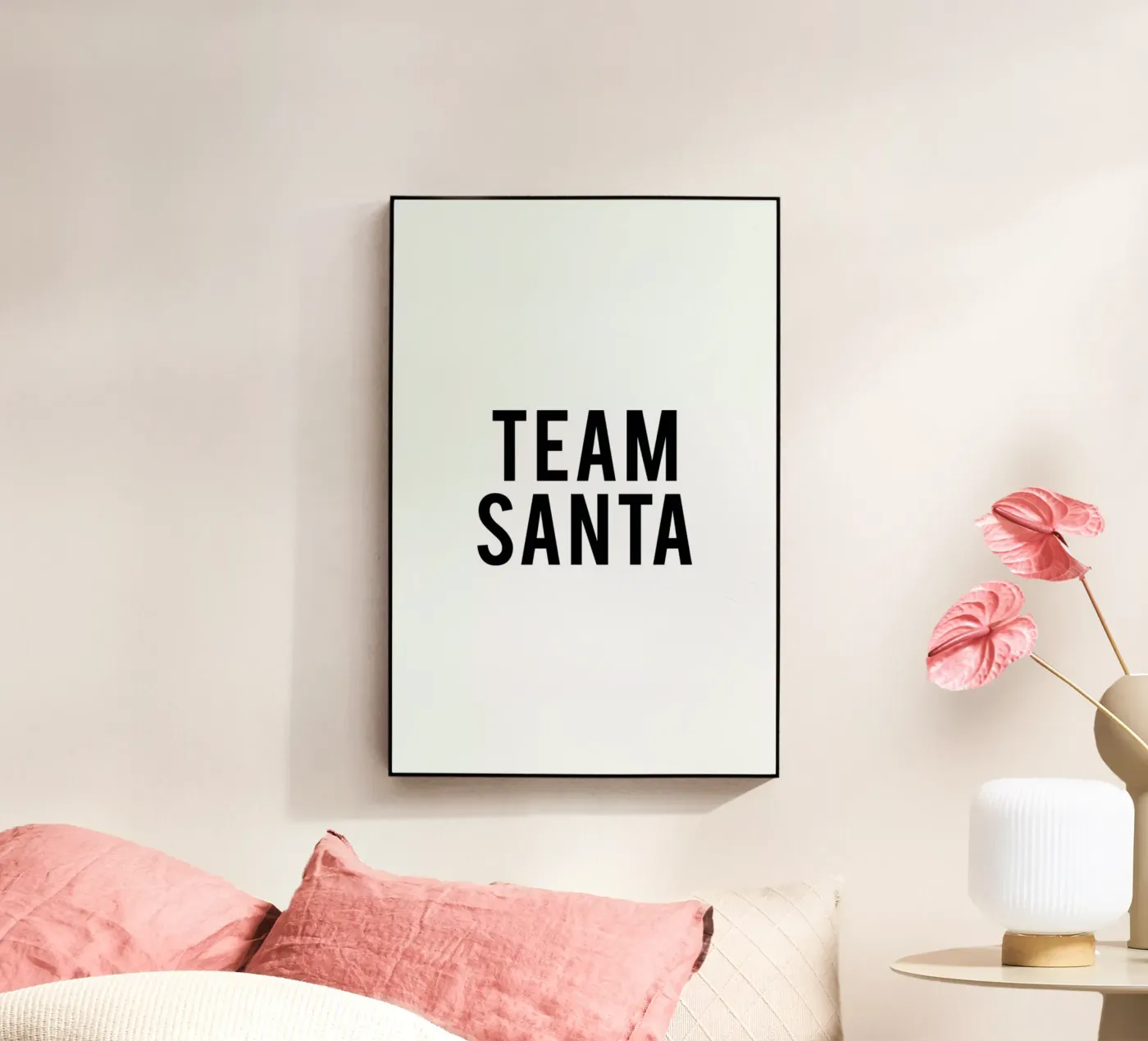 Team Santa acryl van Studio One
