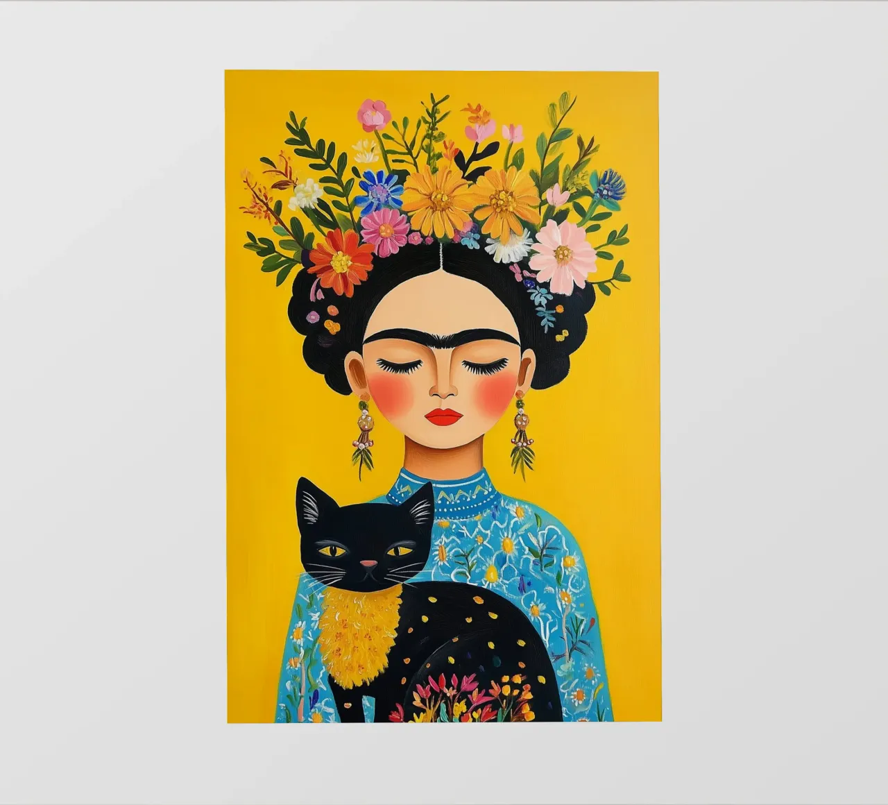 L'eleganza botanica di Frida pellicola backlit da Carinaprint