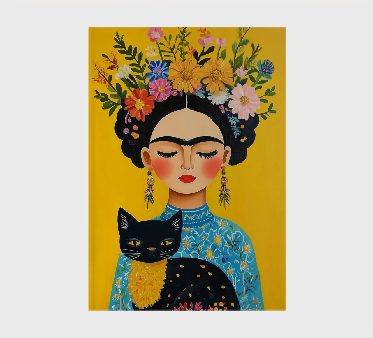 Frida's botanical elegance notebook by Carinaprint