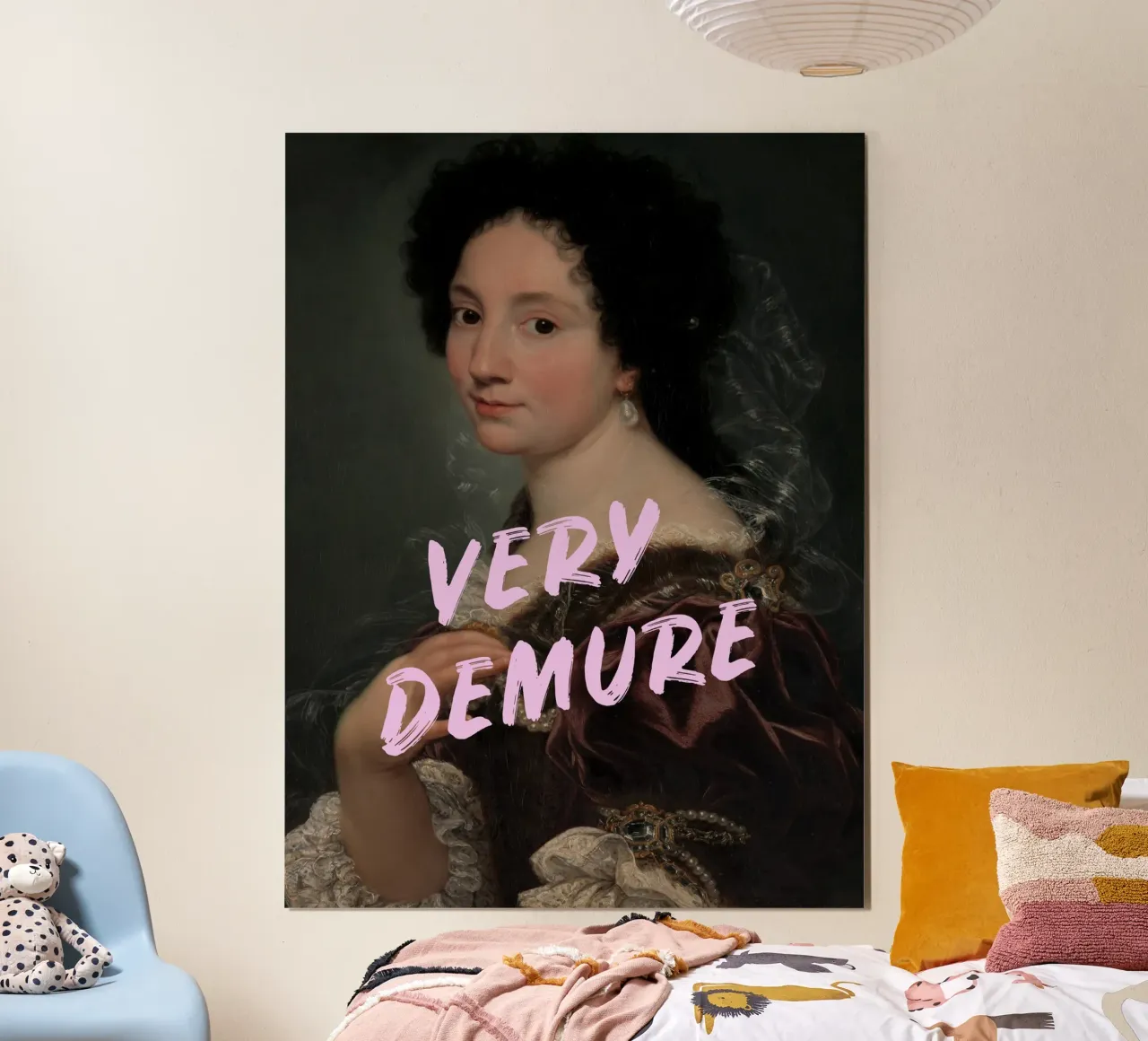 Very Demure Altered Art hahnemühle by GraceDigitalArtCo