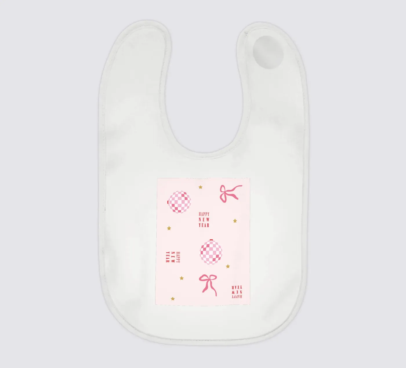 New Year Pattern Babylätzchen von janamossmann