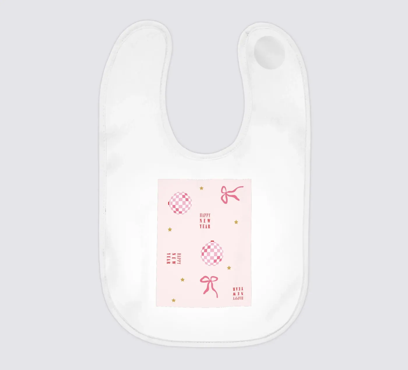 New Year Pattern Babylätzchen von janamossmann