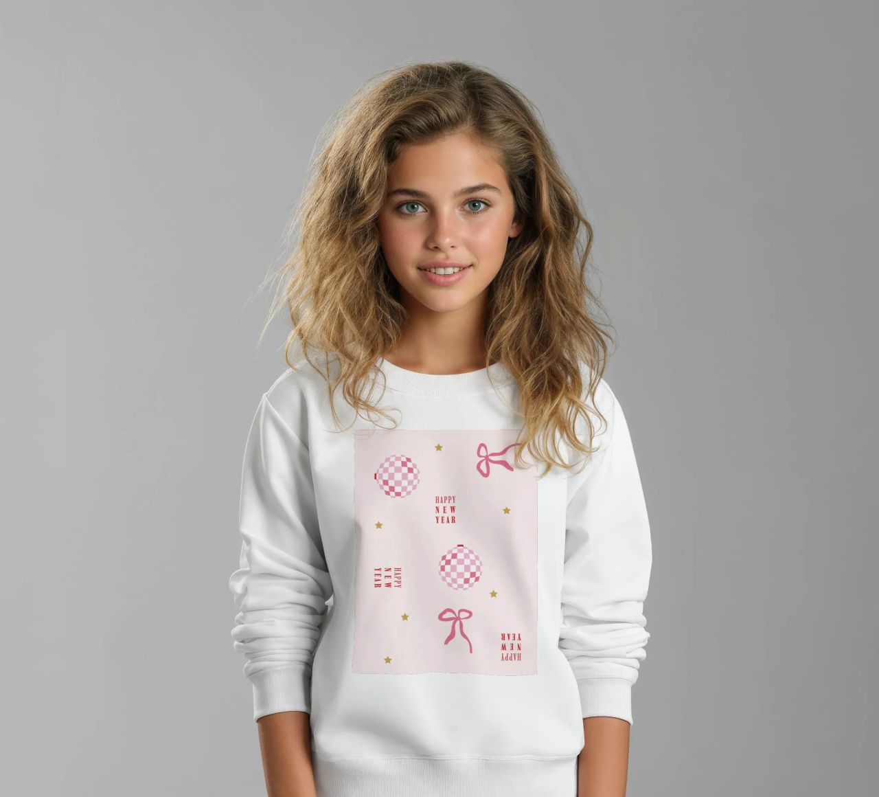 New Year Pattern felpa bambino da janamossmann