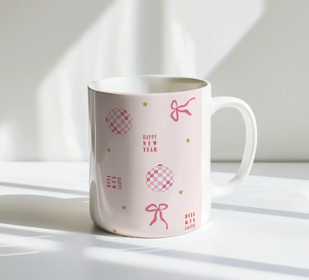 New Year Pattern taza de cerámica de janamossmann