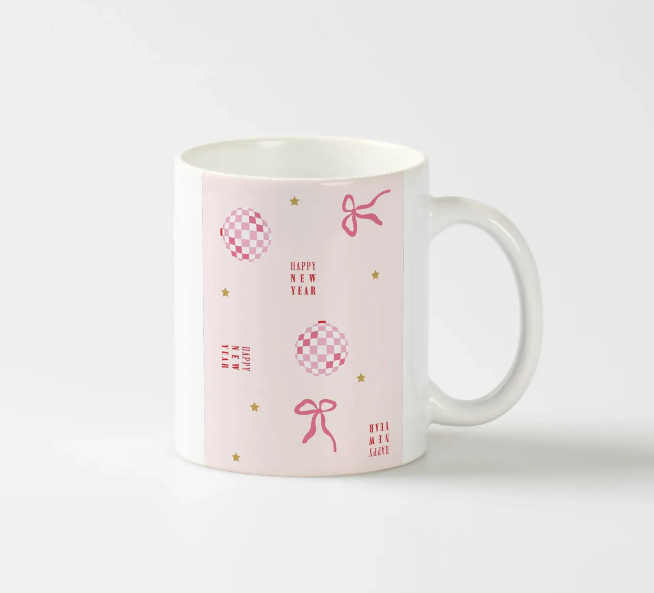 New Year Pattern taza de cerámica de janamossmann