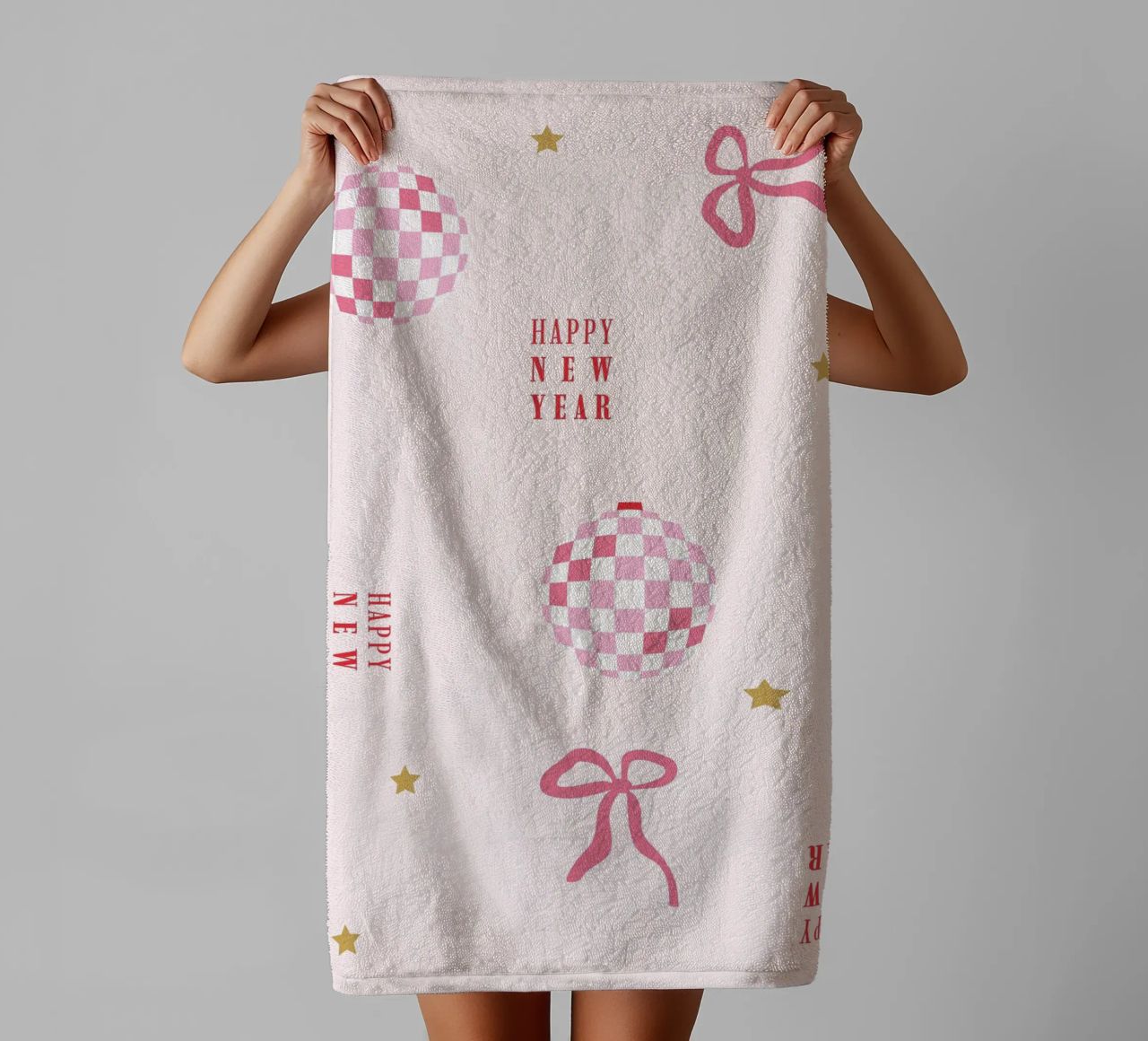 New Year Pattern towel by janamossmann