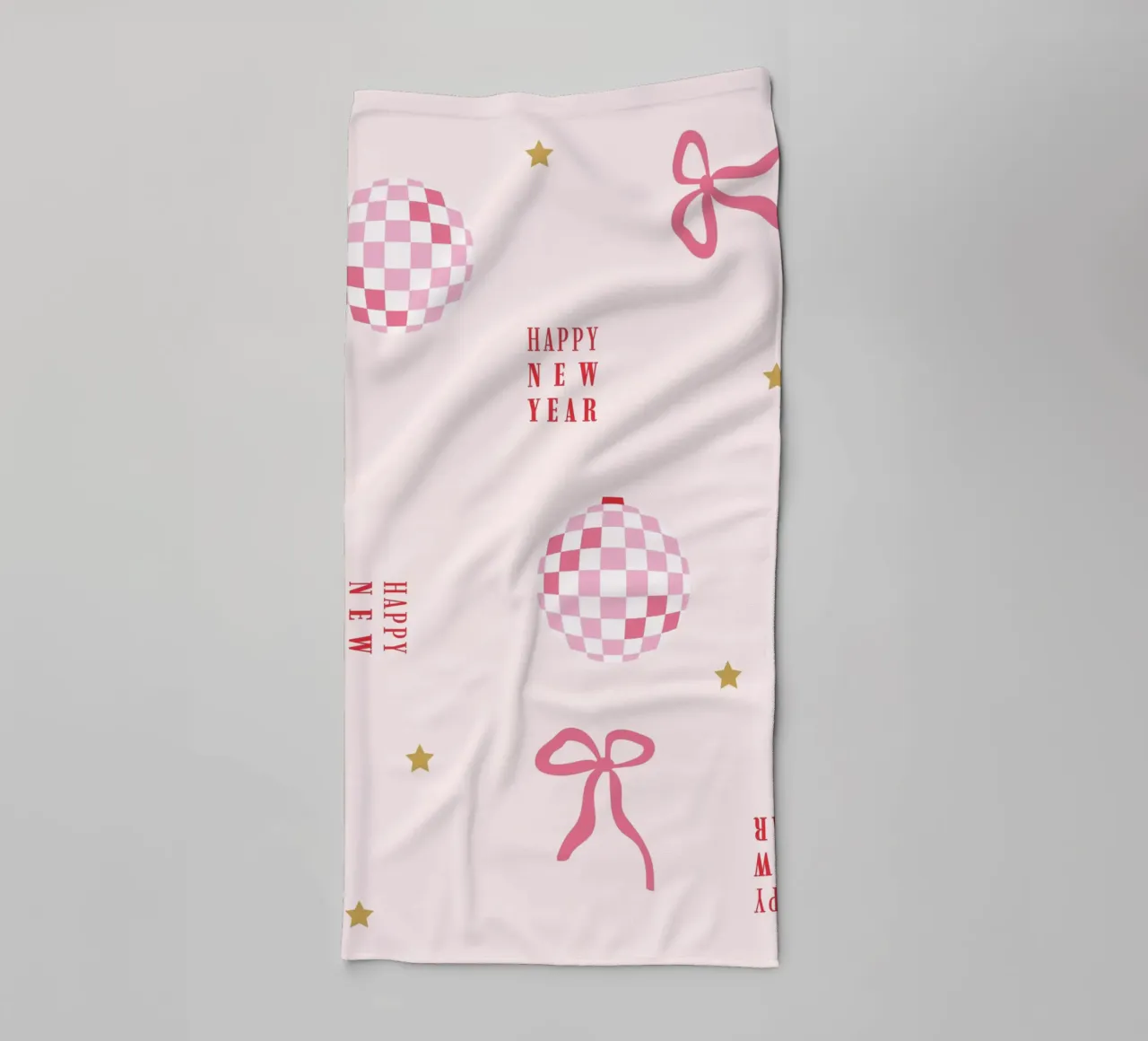 New Year Pattern towel by janamossmann