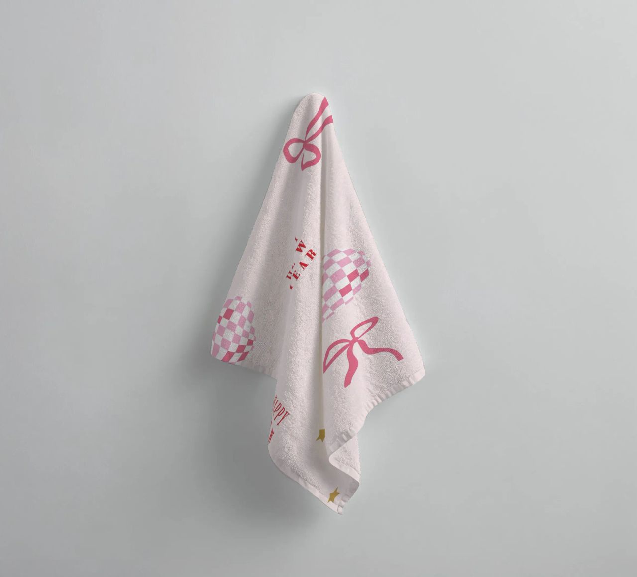 New Year Pattern towel by janamossmann