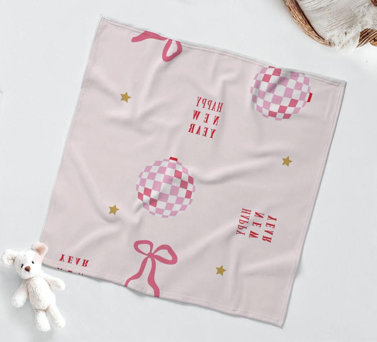 New Year Pattern coperta in pile da janamossmann