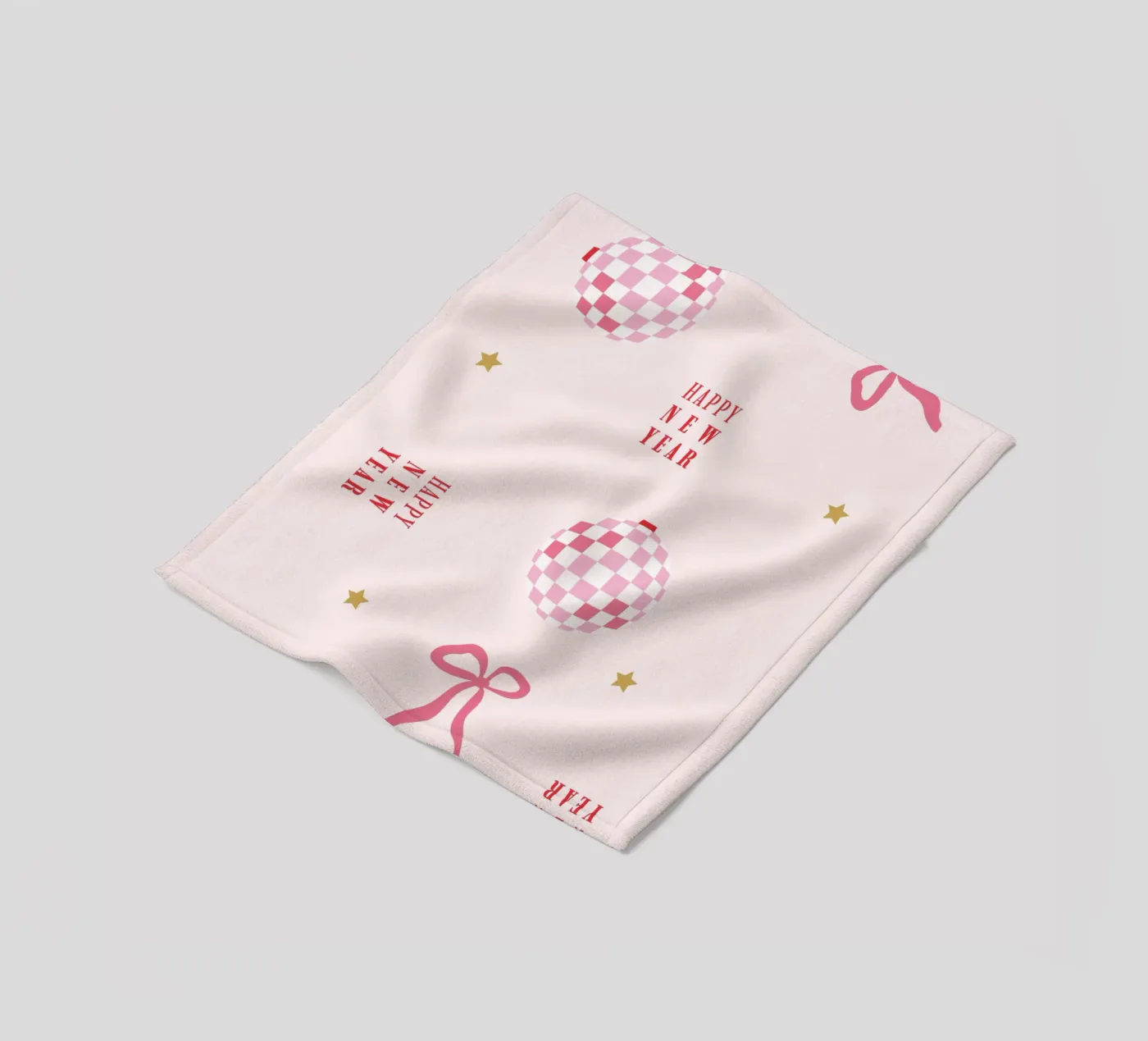 New Year Pattern coperta in pile da janamossmann