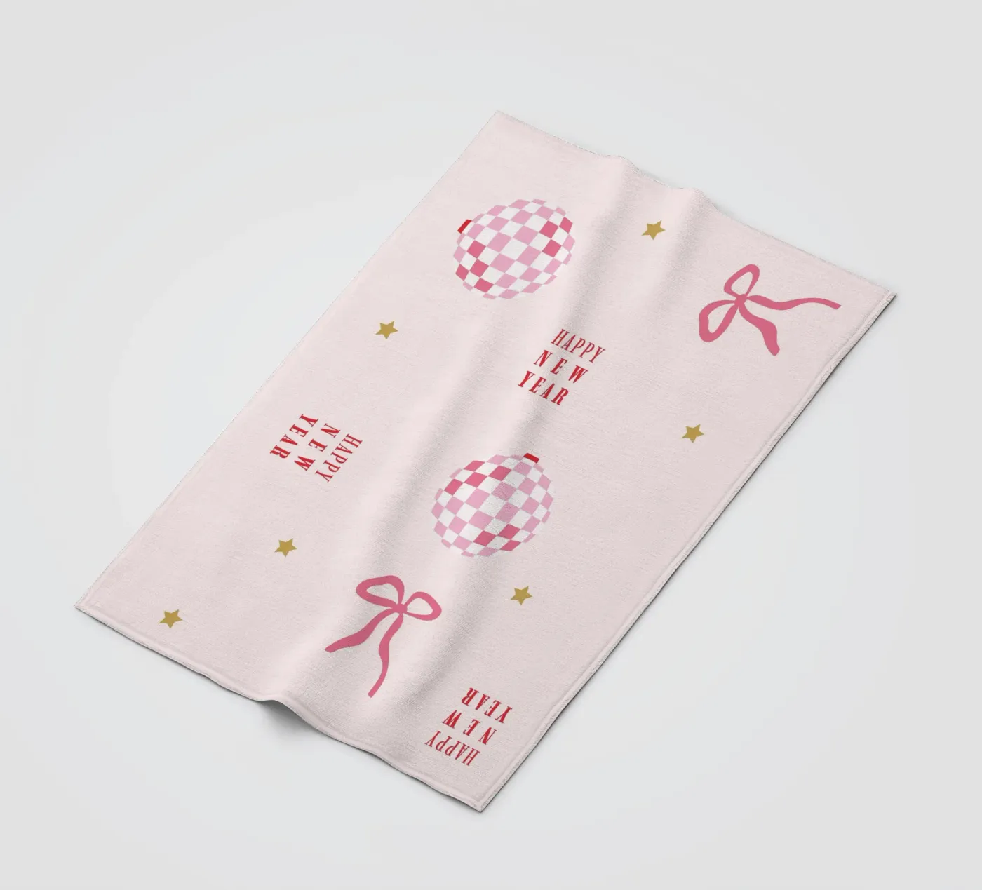 New Year Pattern coperta in pile da janamossmann