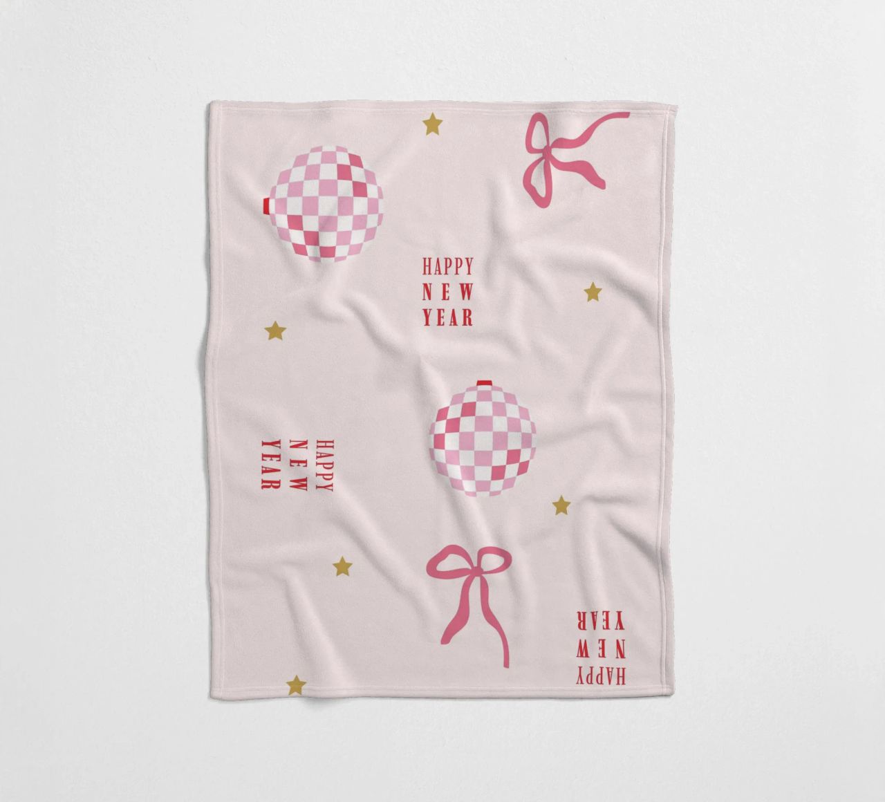 New Year Pattern coperta in pile da janamossmann