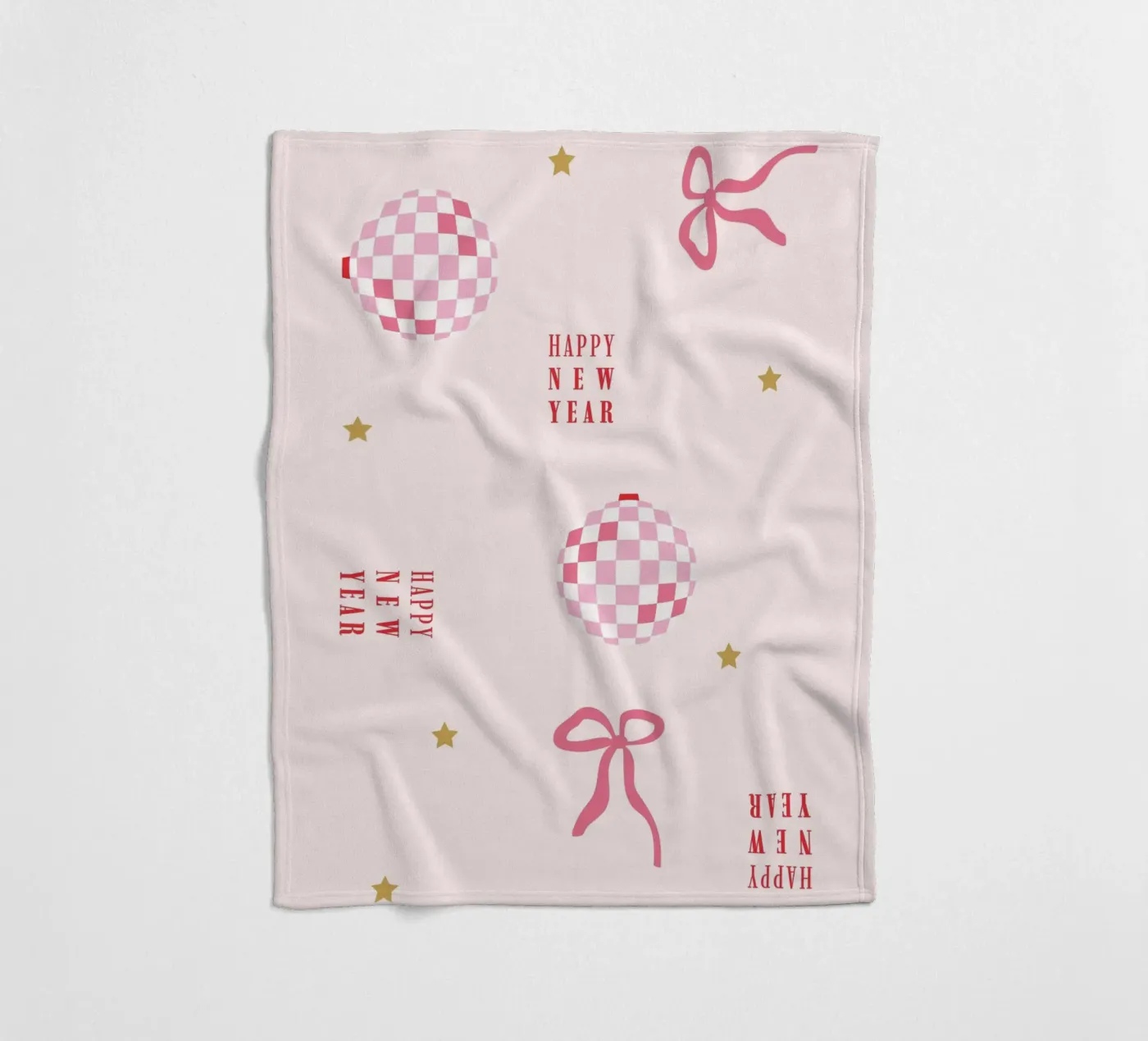 New Year Pattern coperta in pile da janamossmann