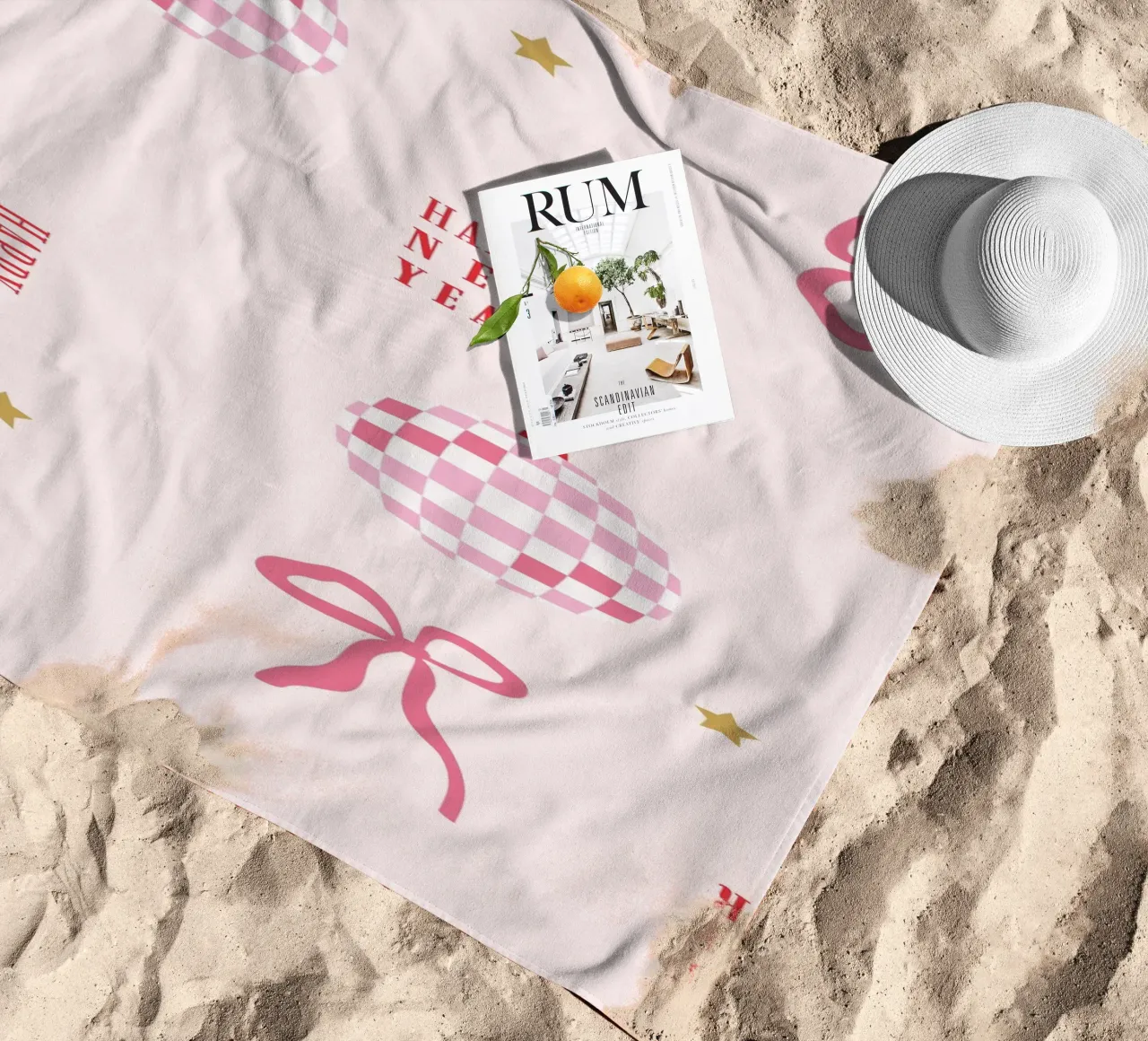 New Year Pattern telo mare da janamossmann