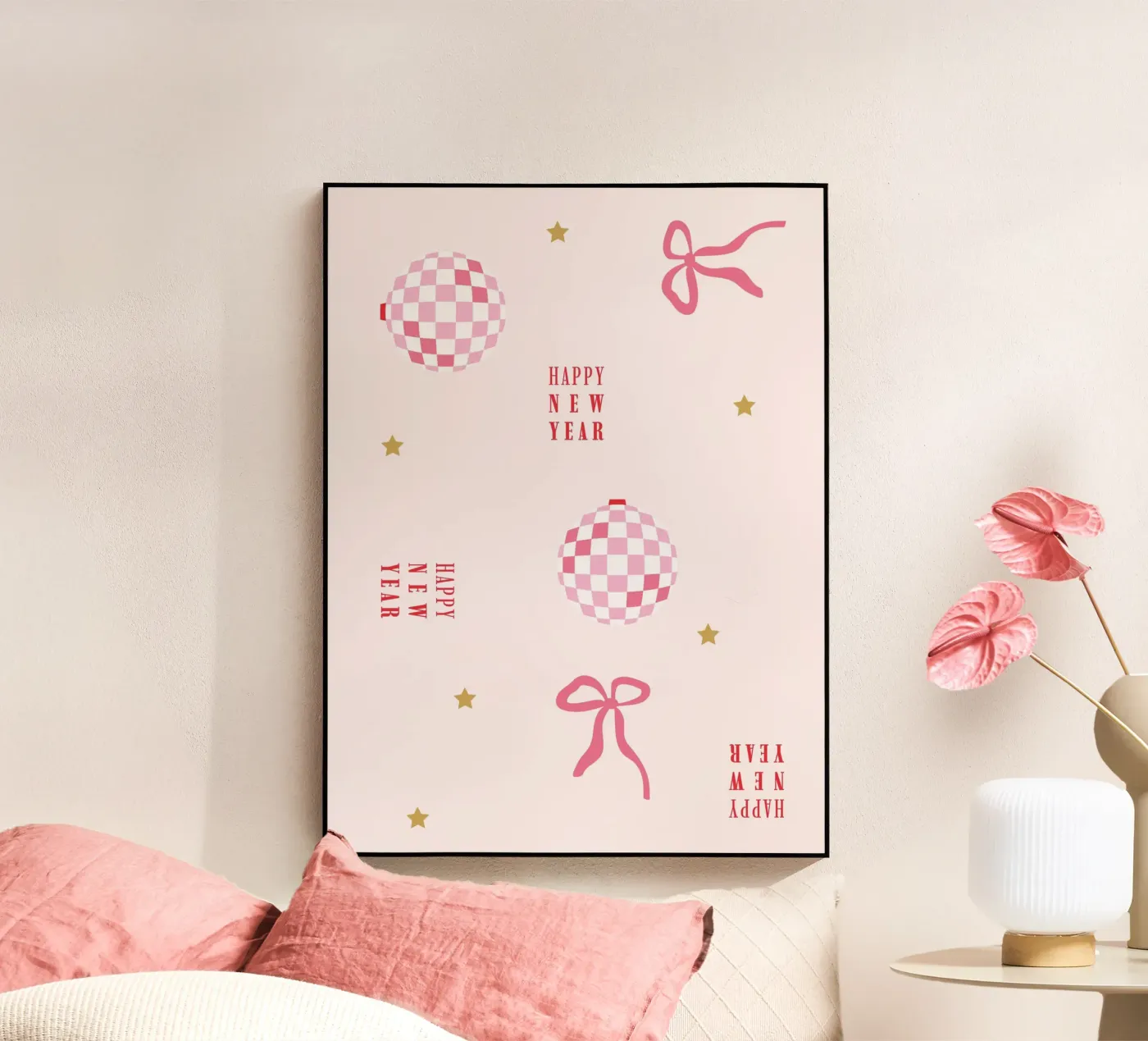 New Year Pattern plexiglas de janamossmann