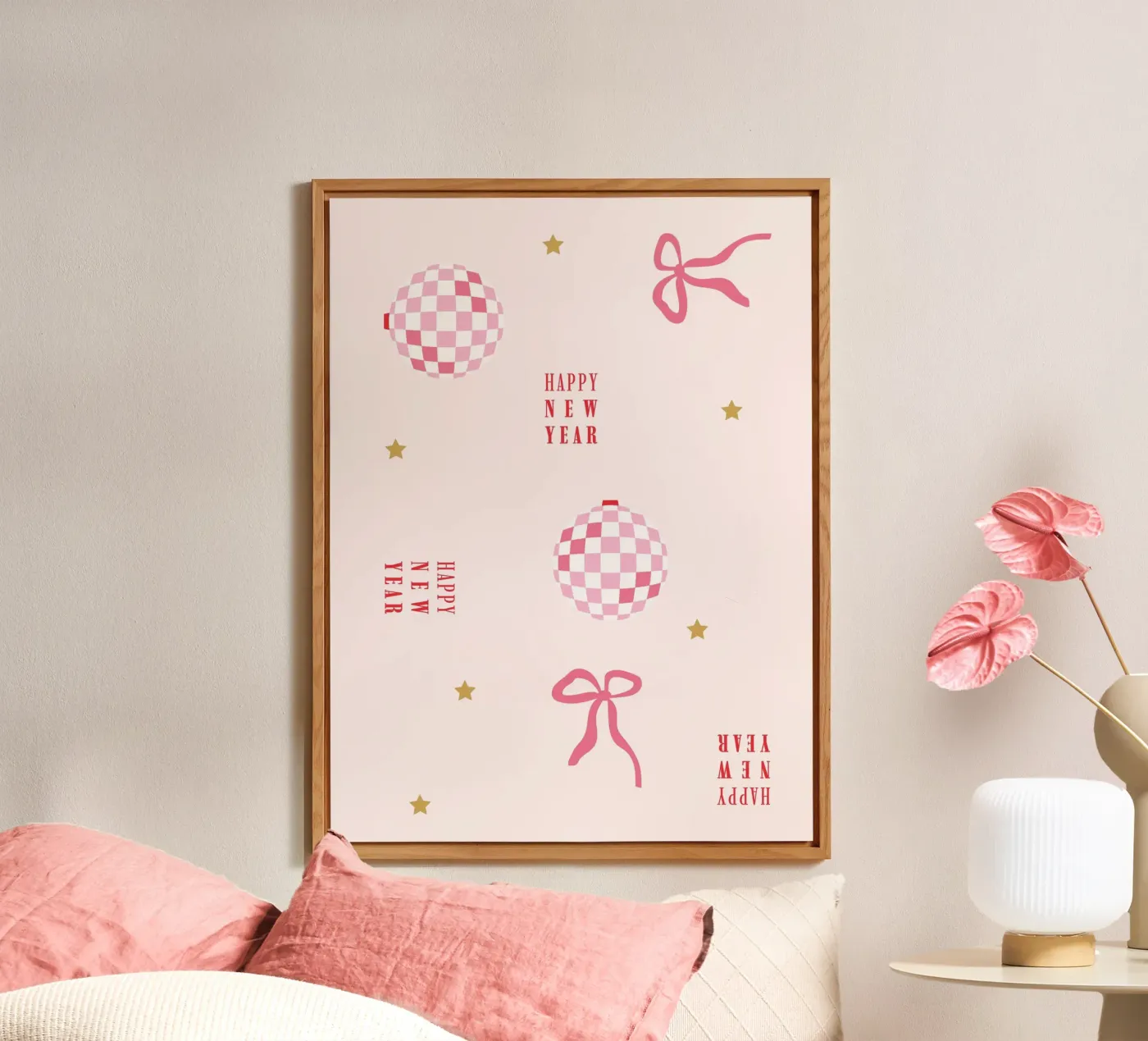 New Year Pattern alluminio dibond da janamossmann