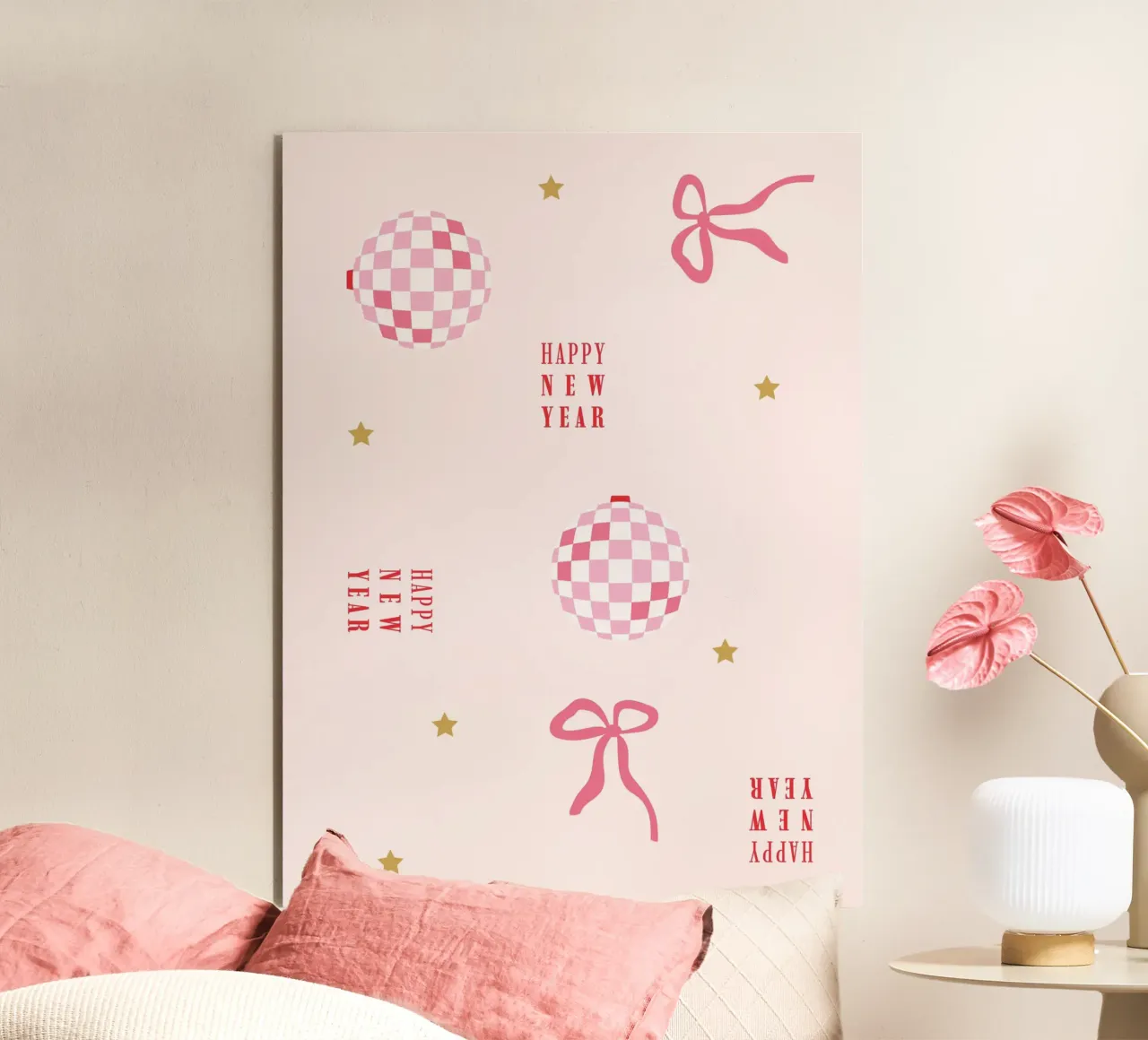 New Year Pattern alluminio dibond da janamossmann