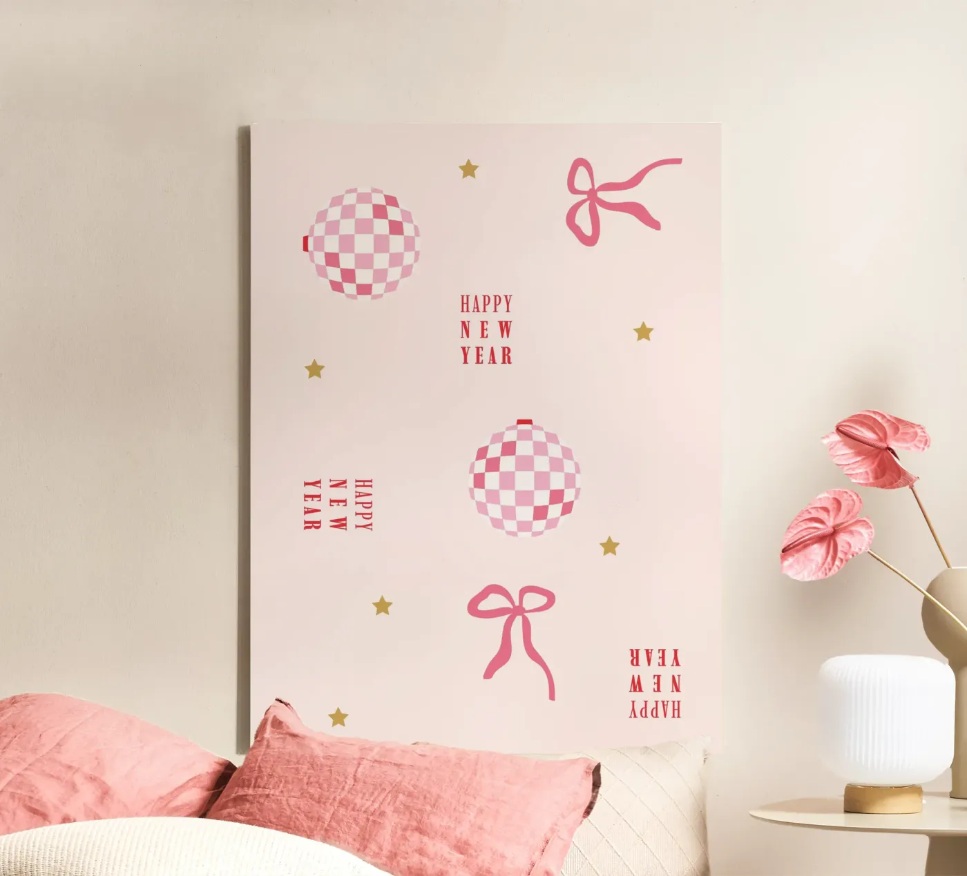 New Year Pattern tela da janamossmann