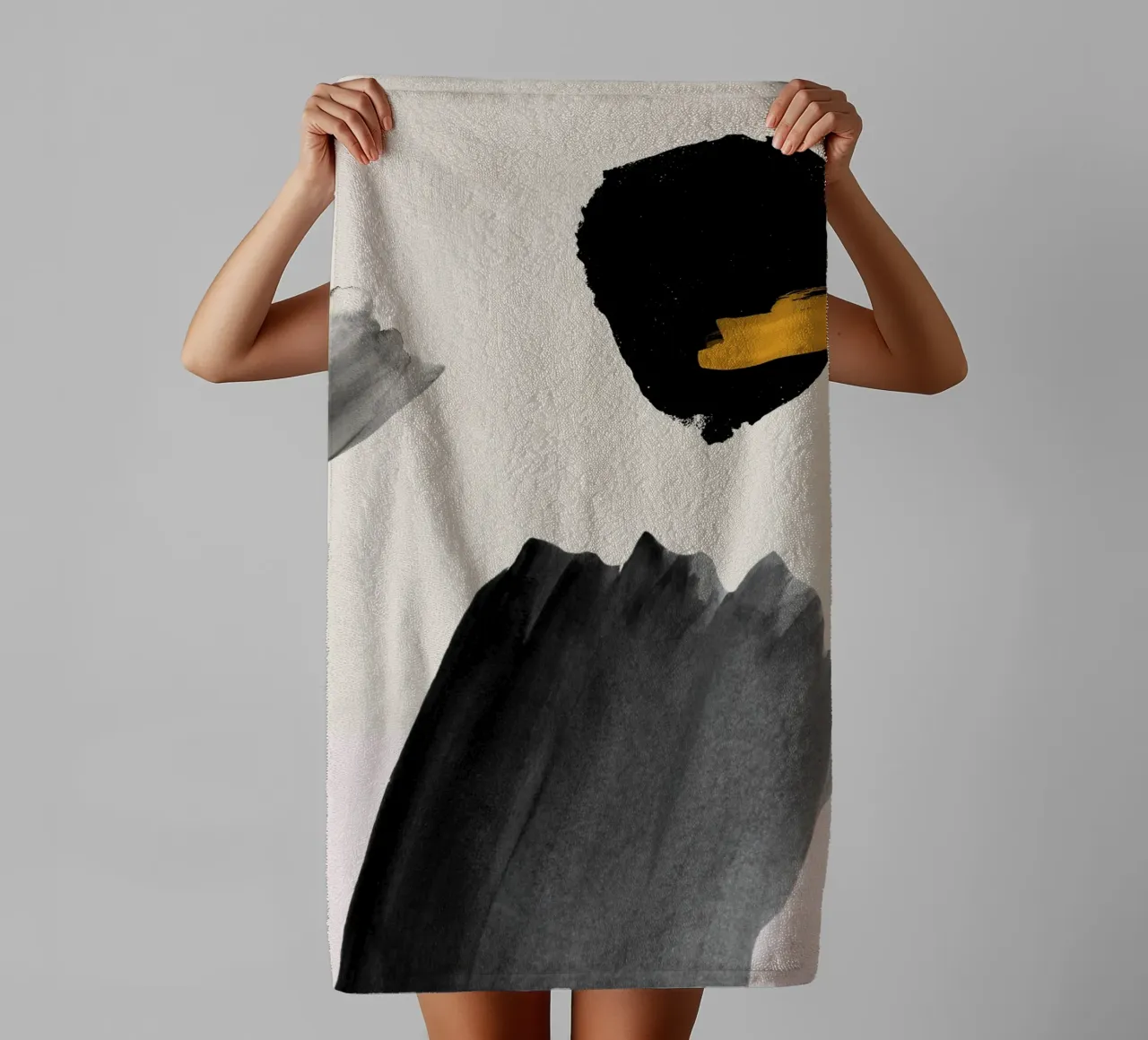 The Color Maze towel by Mathudace Créas