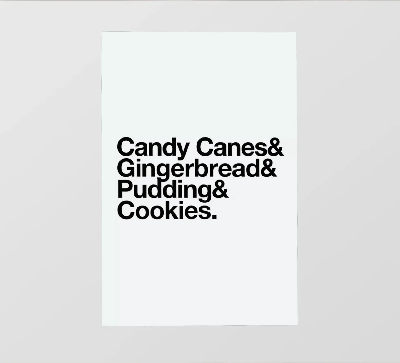Candy Canes & Cookies pellicola backlit da Studio One