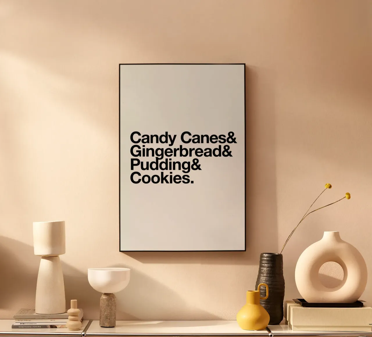 Candy Canes & Cookies plexiglass da Studio One