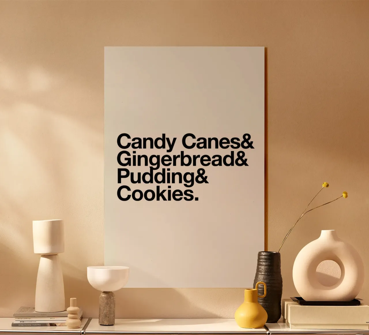 Candy Canes & Cookies plexiglass da Studio One
