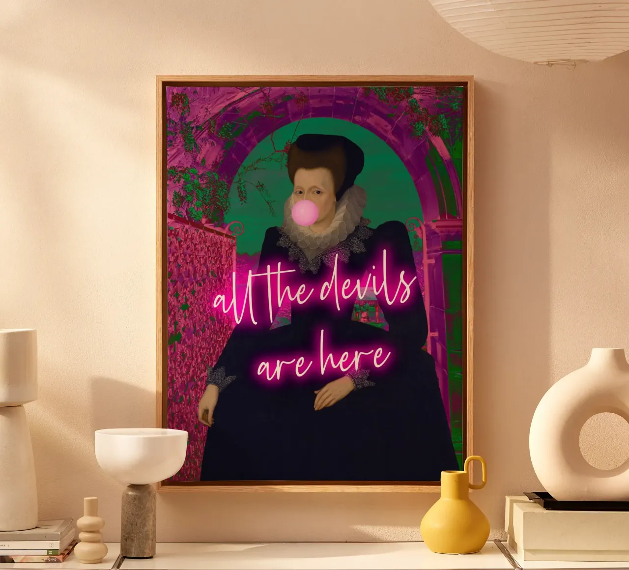 Neon All The Devils Are Here tela da GraceDigitalArtCo