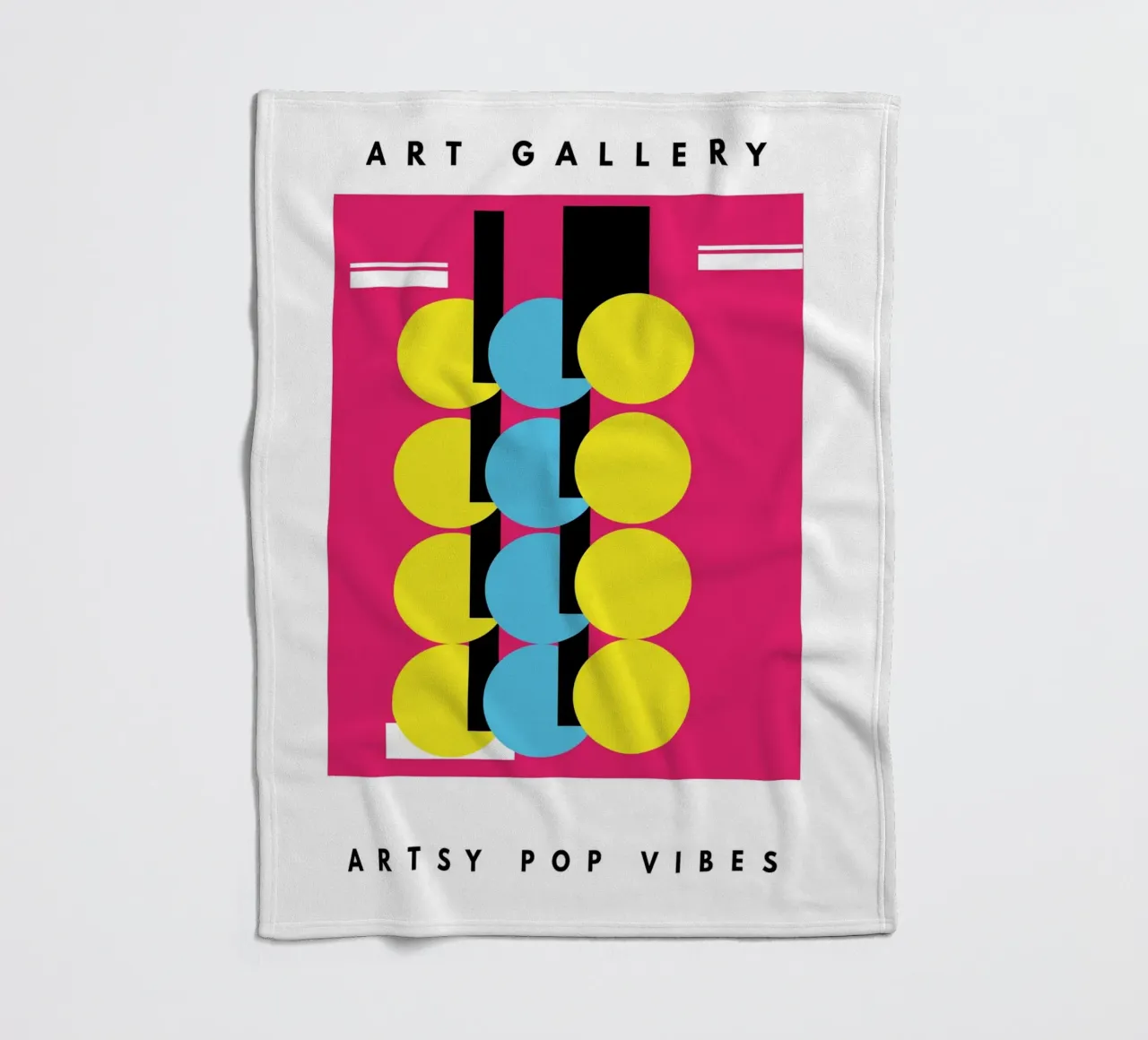 Artsy Pop Vibes coperta in pile da Mathudace Créas