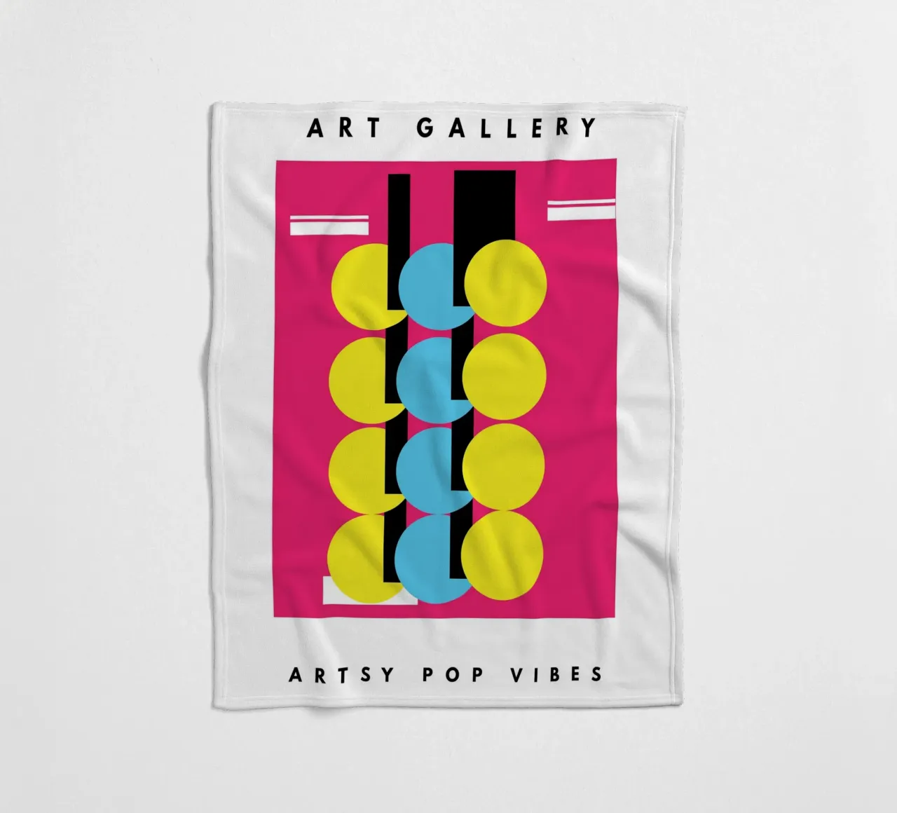 Artsy Pop Vibes coperta in pile da Mathudace Créas