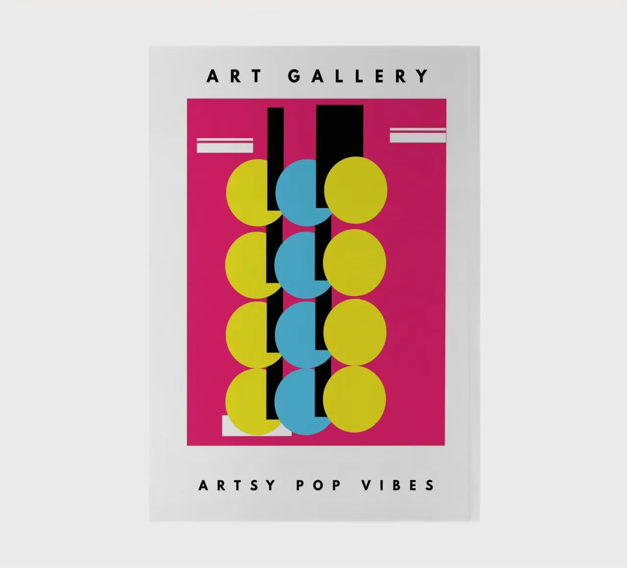 Artsy Pop Vibes notebook by Mathudace Créas