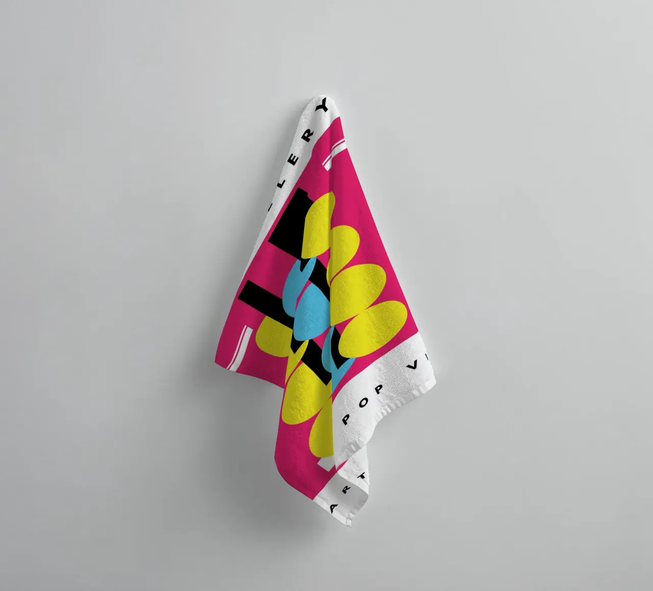 Artsy Pop Vibes towel by Mathudace Créas