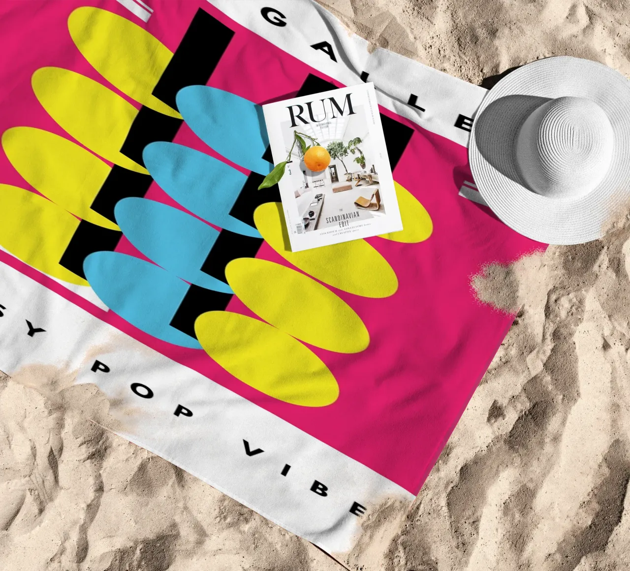 Artsy Pop Vibes telo mare da Mathudace Créas