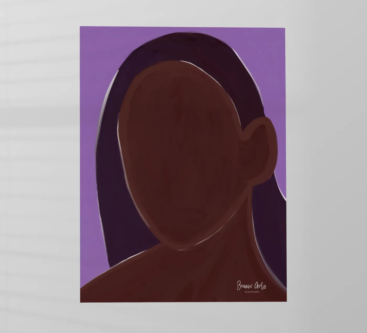 Afro Binta pellicola backlit da Mathudace Créas