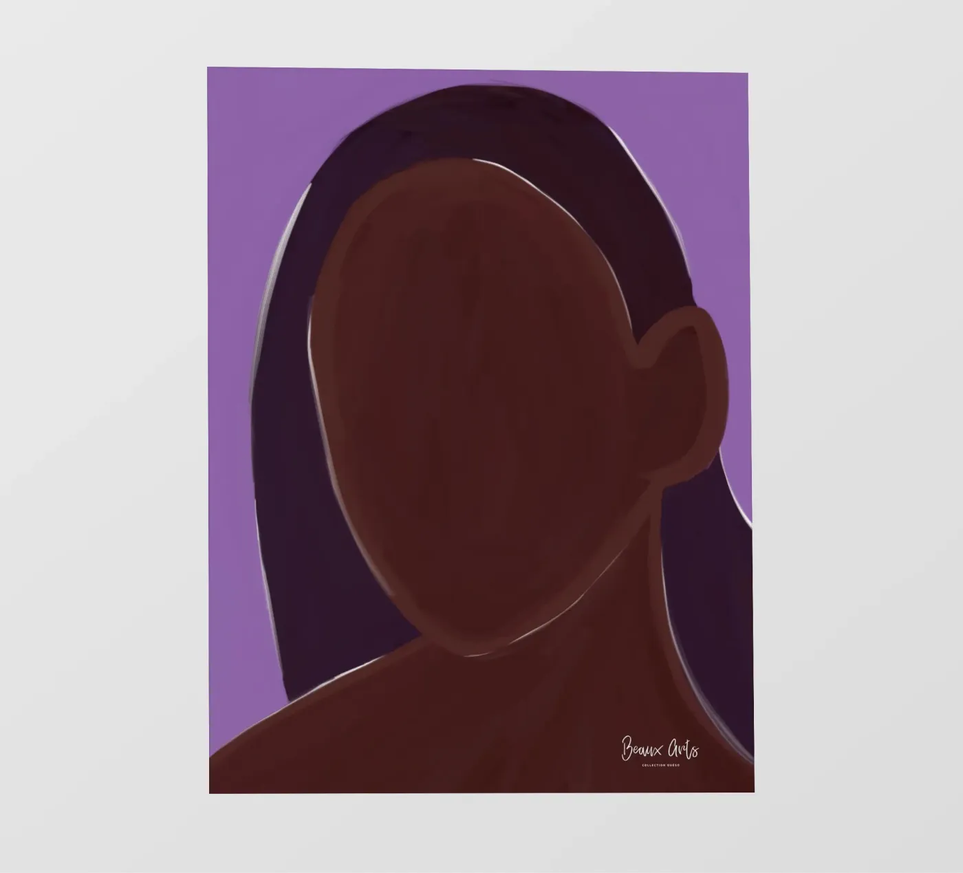 Afro Binta pellicola backlit da Mathudace Créas