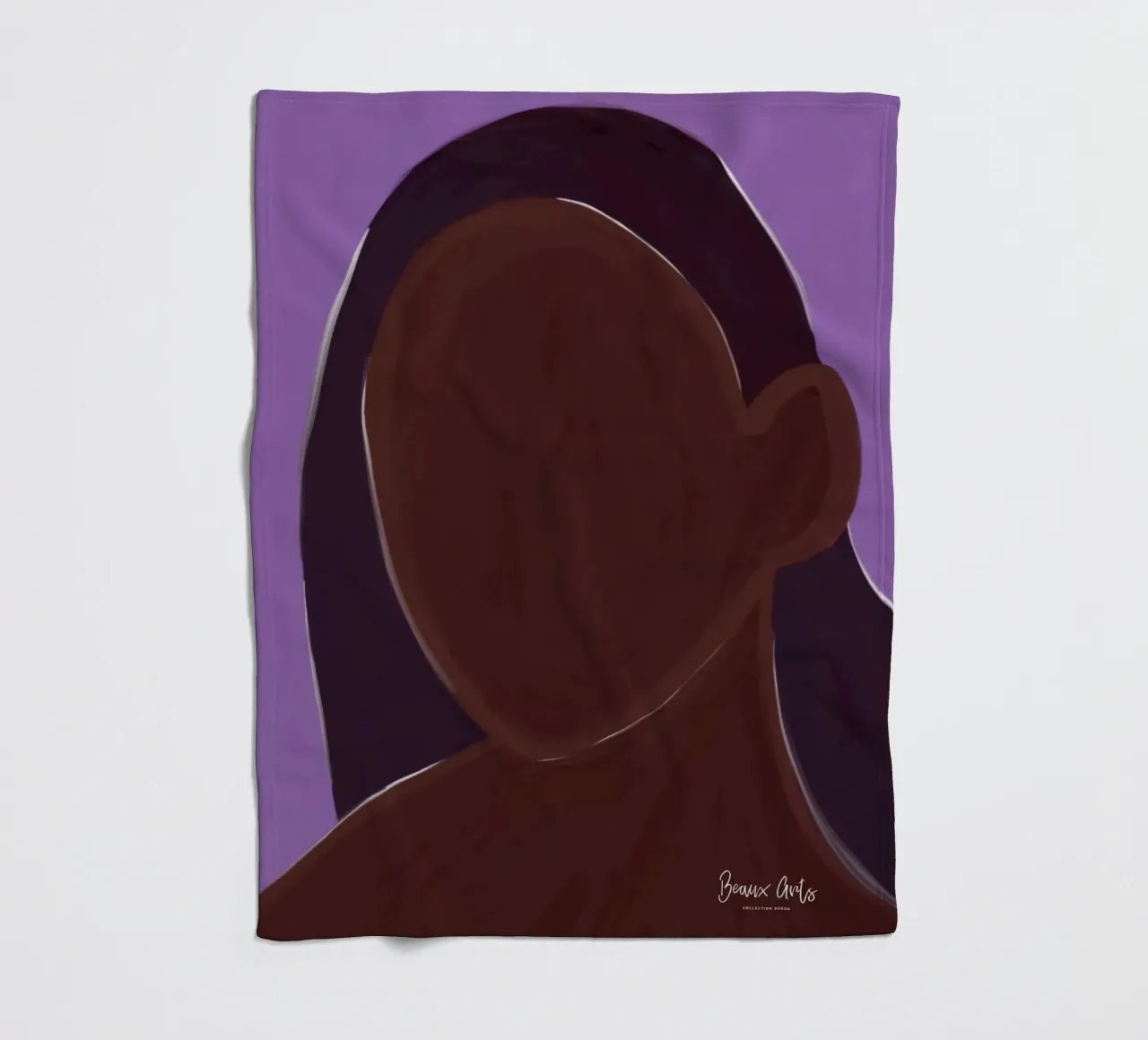 Afro Binta coperta in pile da Mathudace Créas