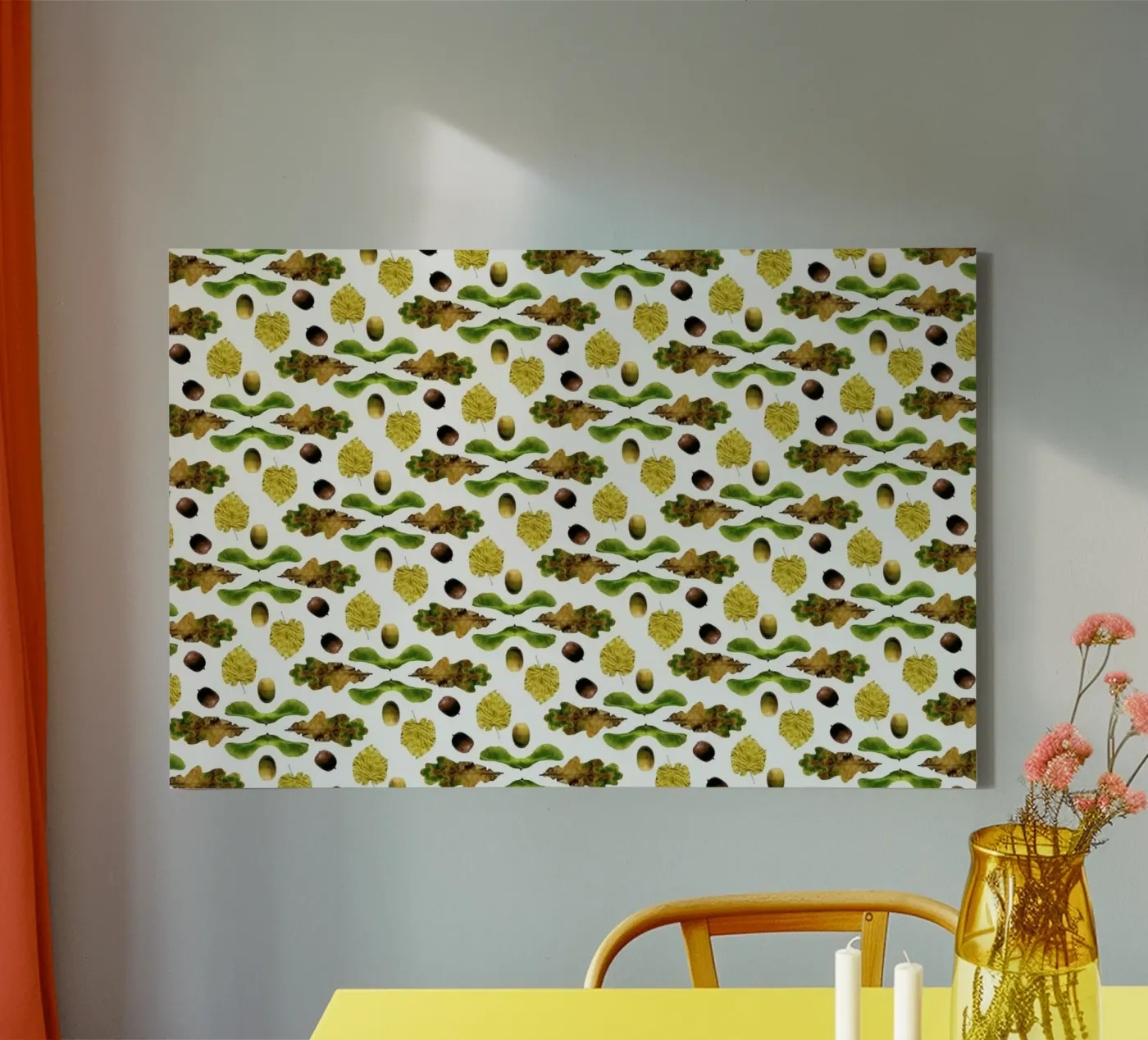 PATTERN AUTUNNALE III tela da Elena Veronese