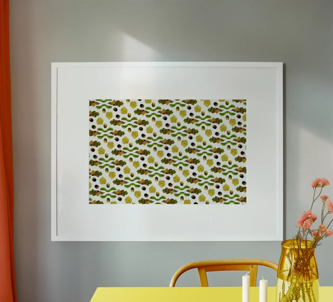 PATTERN AUTUNNALE III poster da Elena Veronese