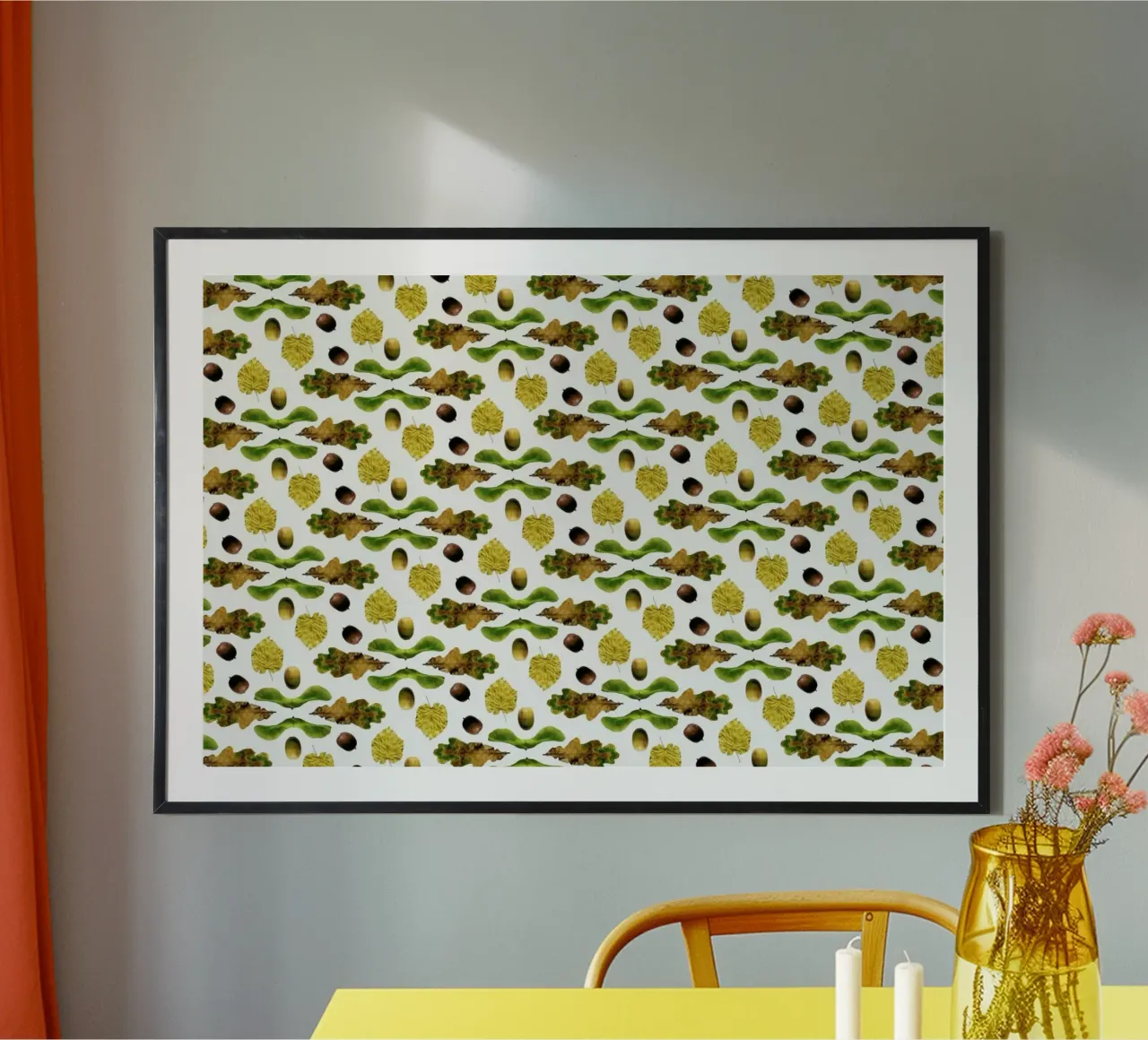 PATTERN AUTUNNALE III poster da Elena Veronese