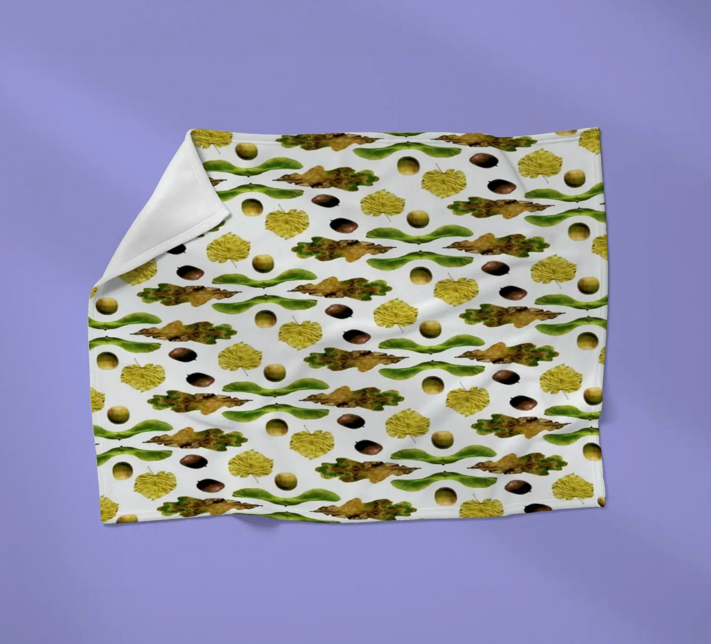 PATTERN AUTUNNALE III Fleecedecke von Elena Veronese