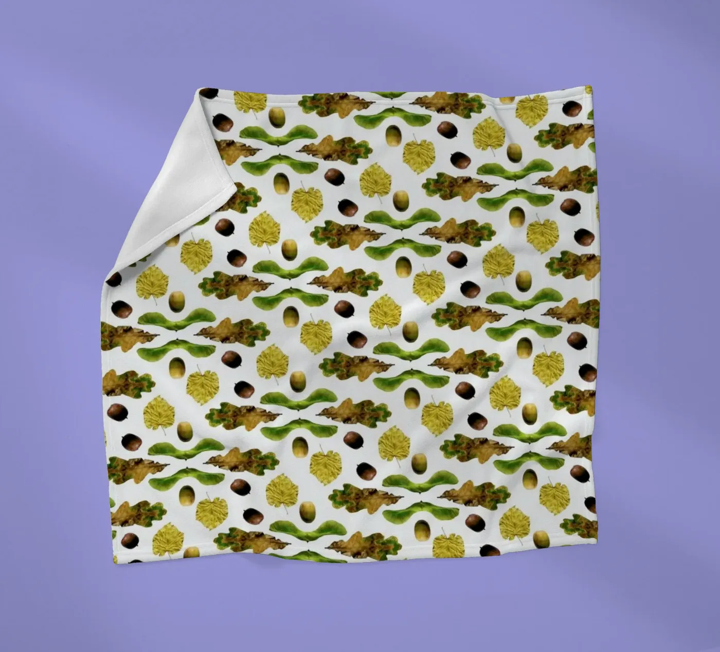 PATTERN AUTUNNALE III Fleecedecke von Elena Veronese