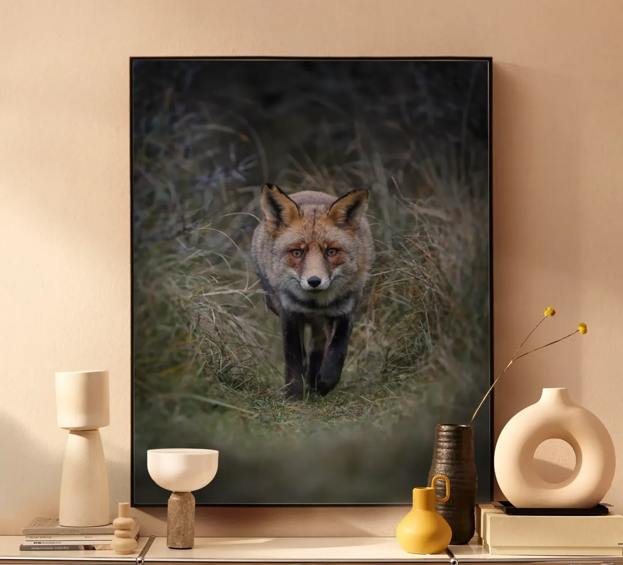 Volpe rossa plexiglass da Tom's Wildlife