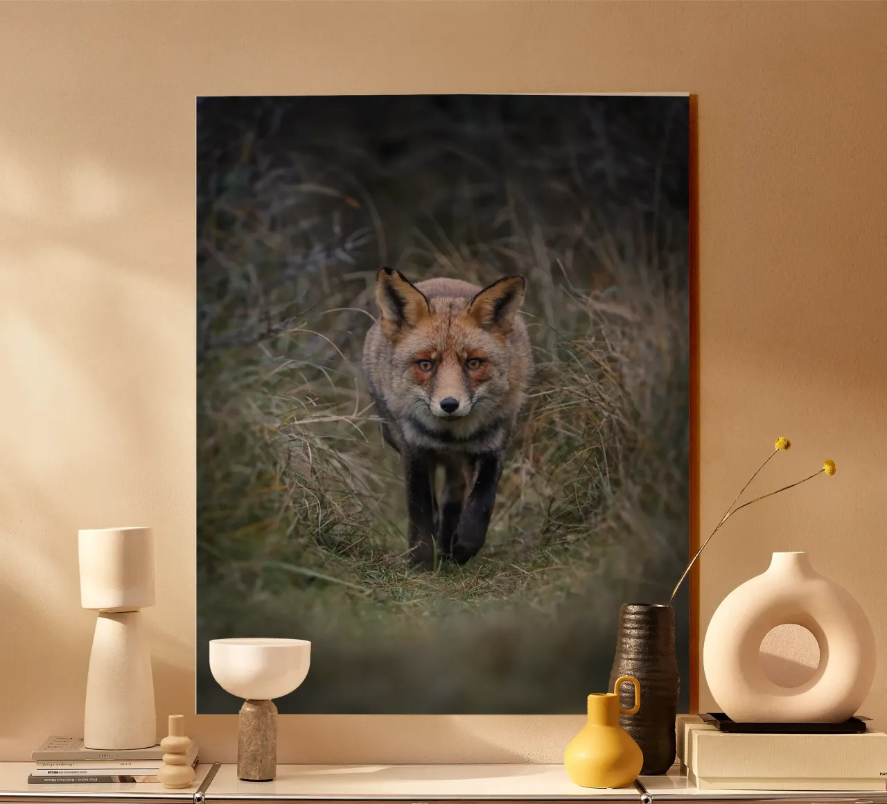 Volpe rossa plexiglass da Tom's Wildlife