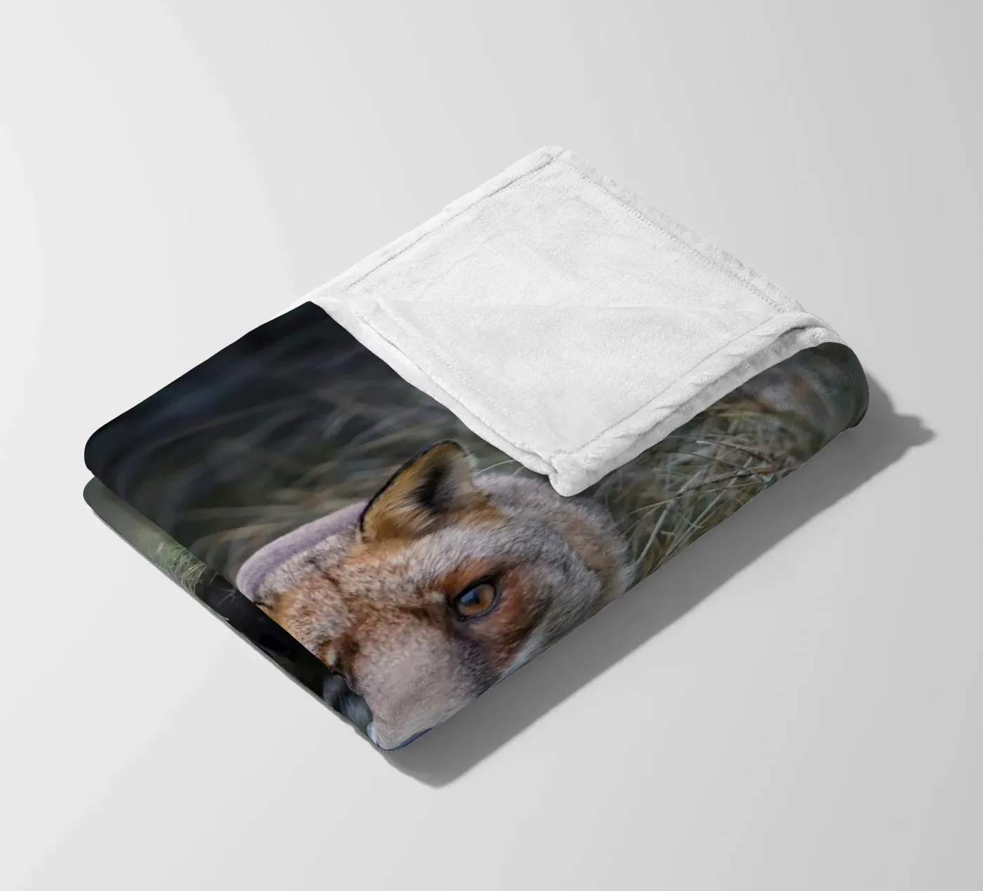 Red Fox plaid polaire de Tom's Wildlife