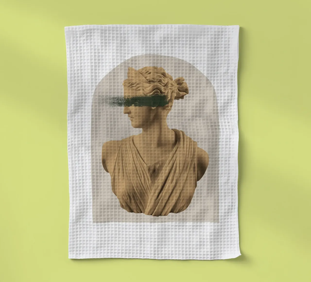 Artemis Arch - Goddess Yellow and Green canovaccio da cucina da GraceDigitalArtCo