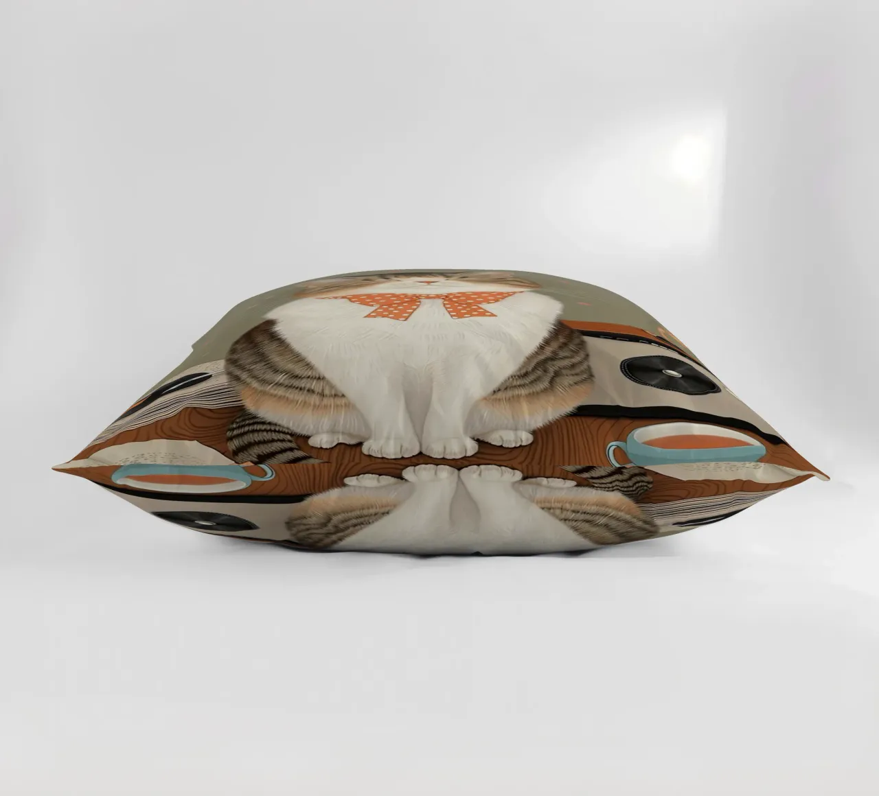 L'accogliente melodia del gatto cuscino da Rustic Grace Studio 02