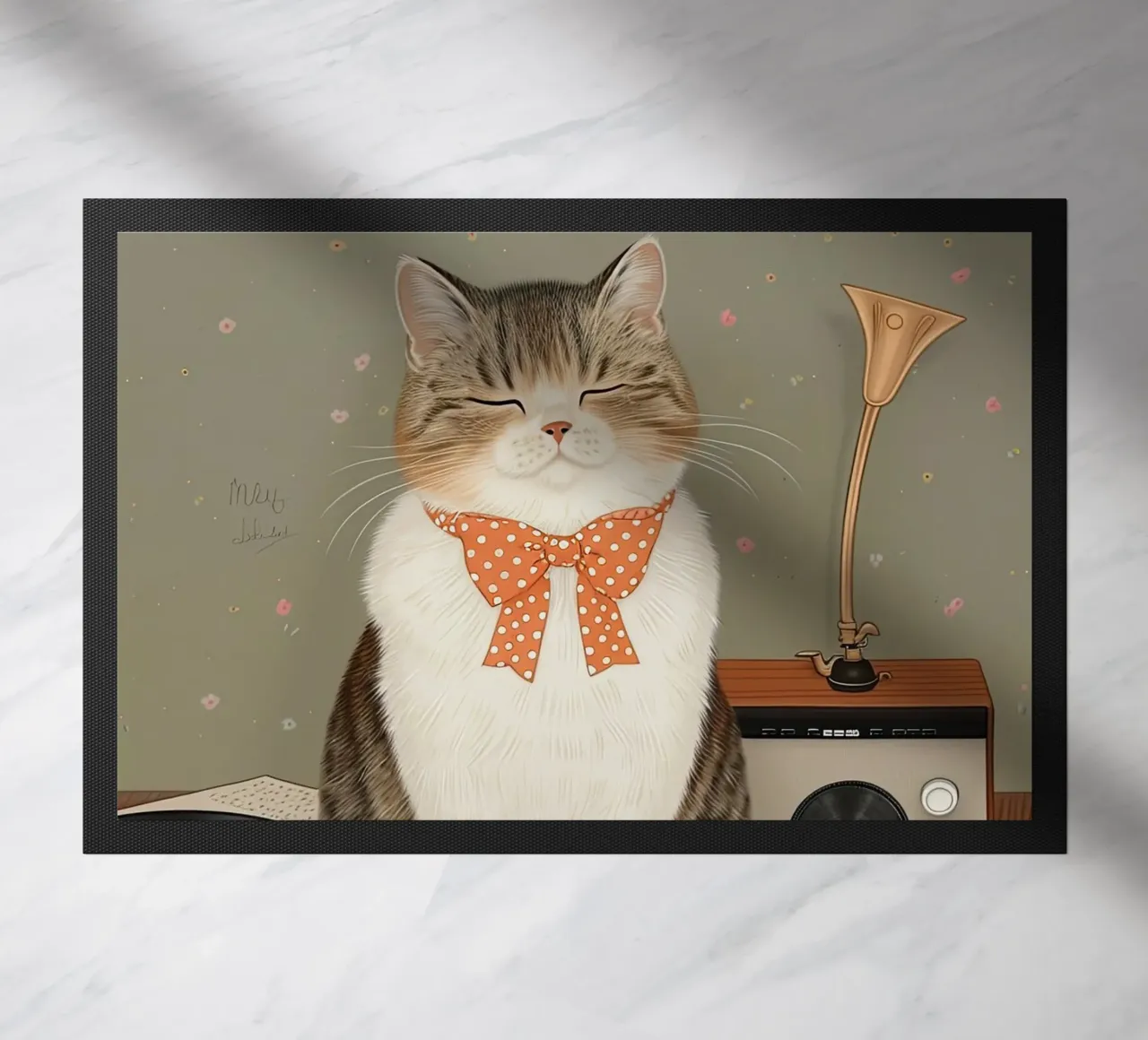 L'accogliente melodia del gatto zerbino da Rustic Grace Studio 02