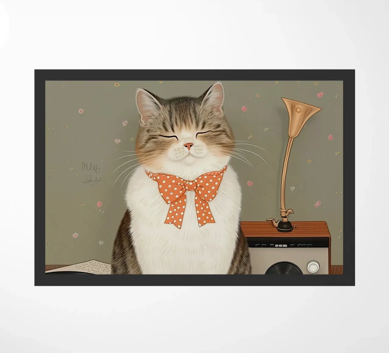L'accogliente melodia del gatto zerbino da Rustic Grace Studio 02