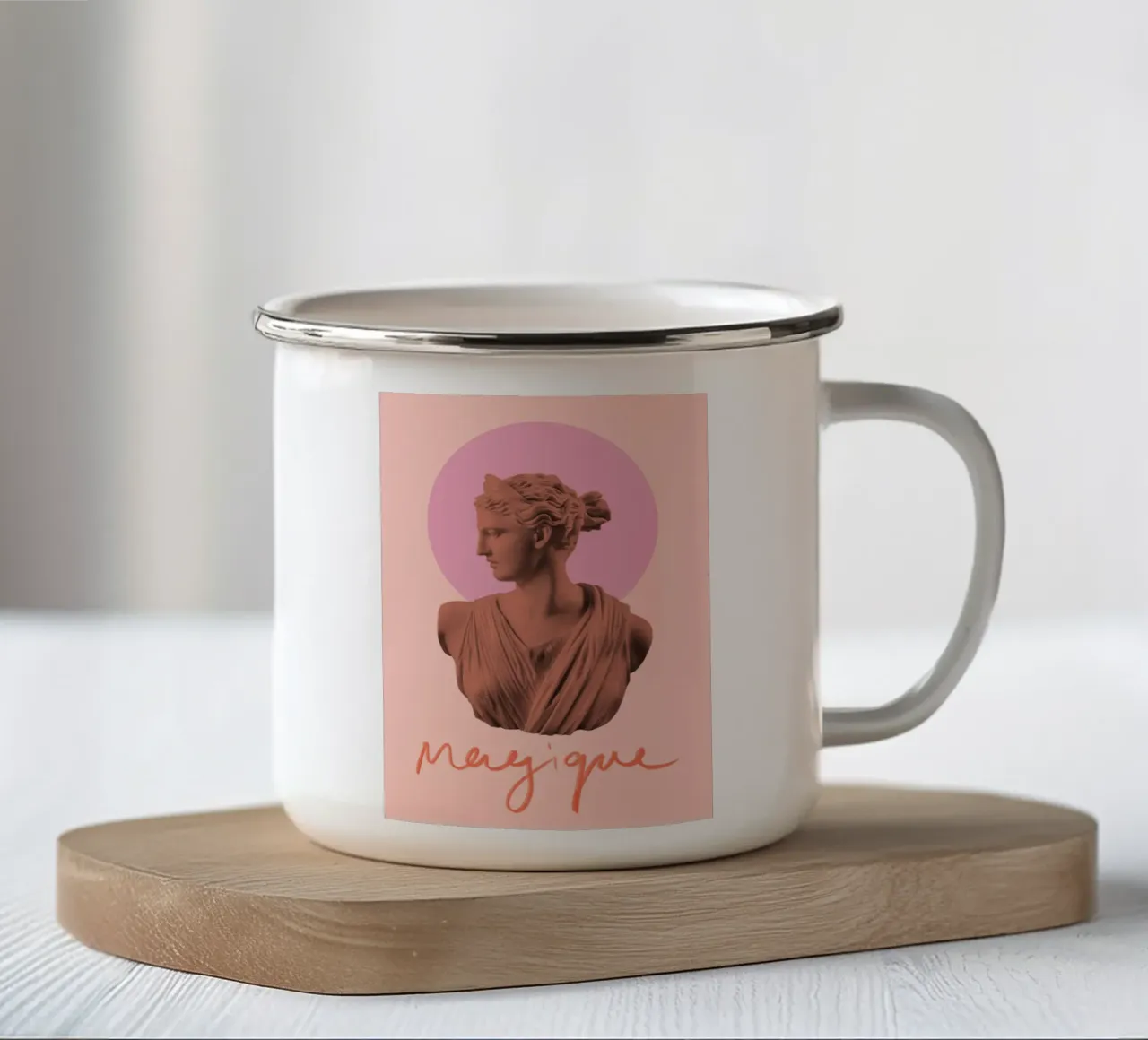 Magique Goddess tazza in smalto da GraceDigitalArtCo